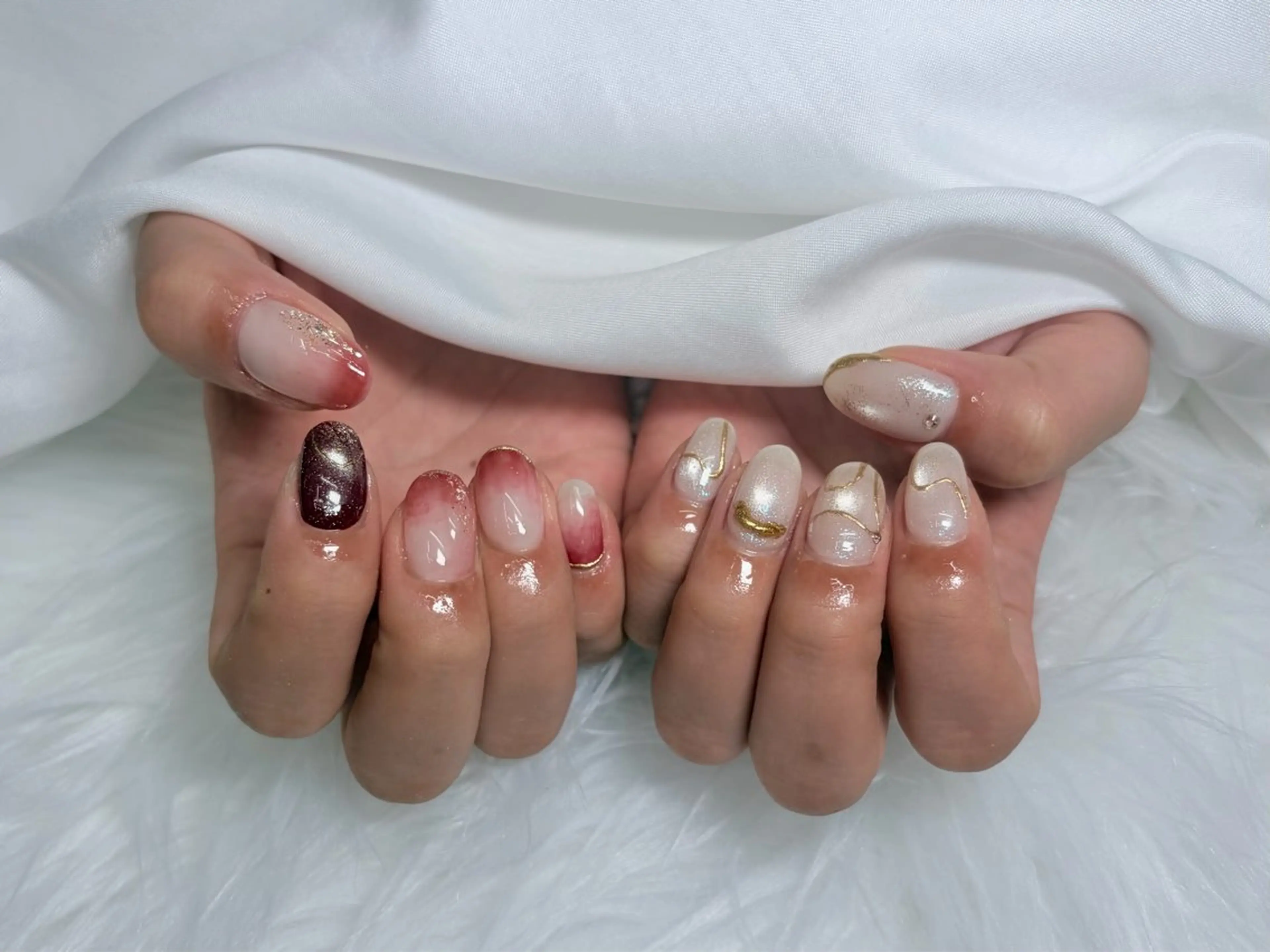 ネイル ハンドネイル E大和八木 miyuのネイルデザイン