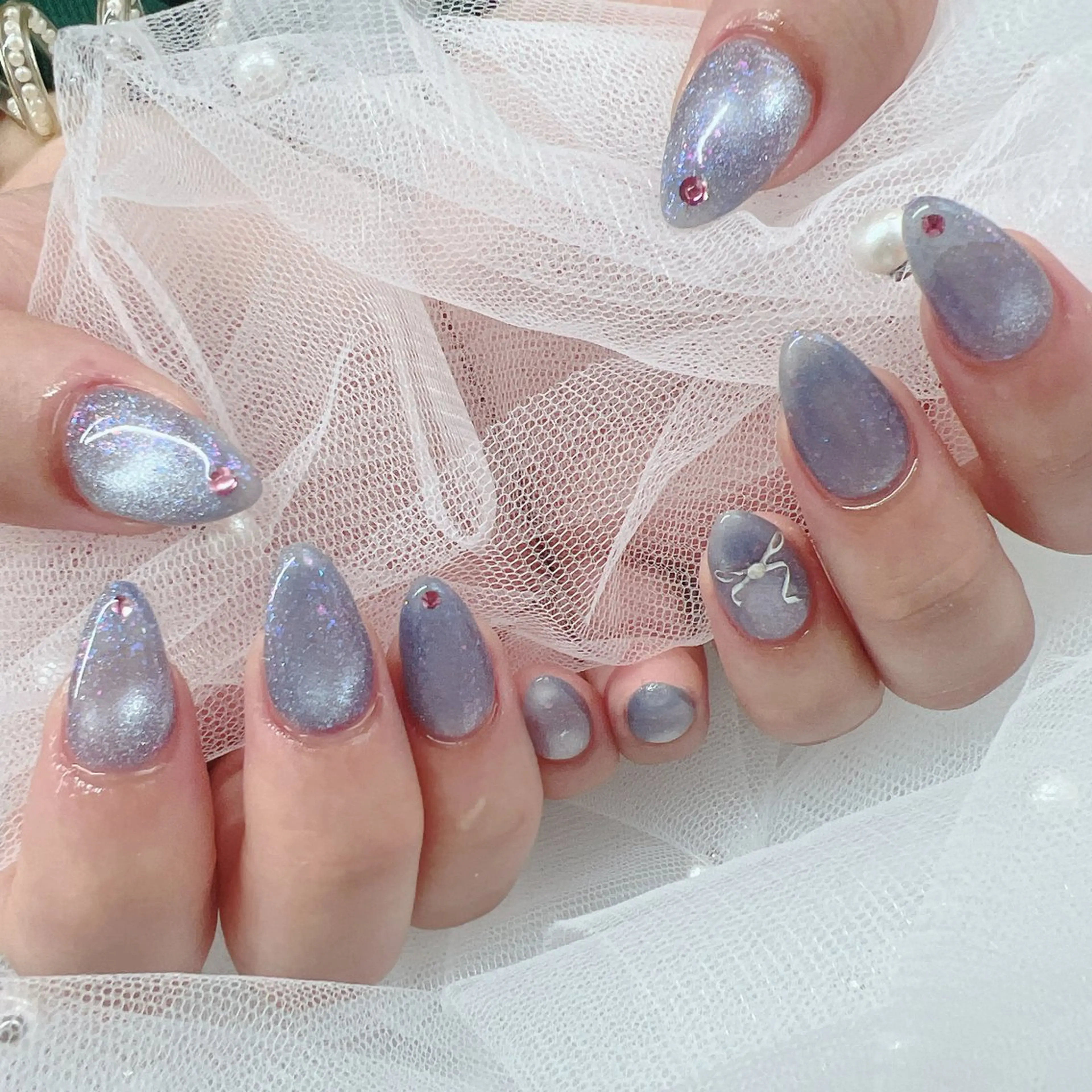 ｡✳︎☆マグネット orギャラクシーネイル☆✳︎｡￥4990の写真