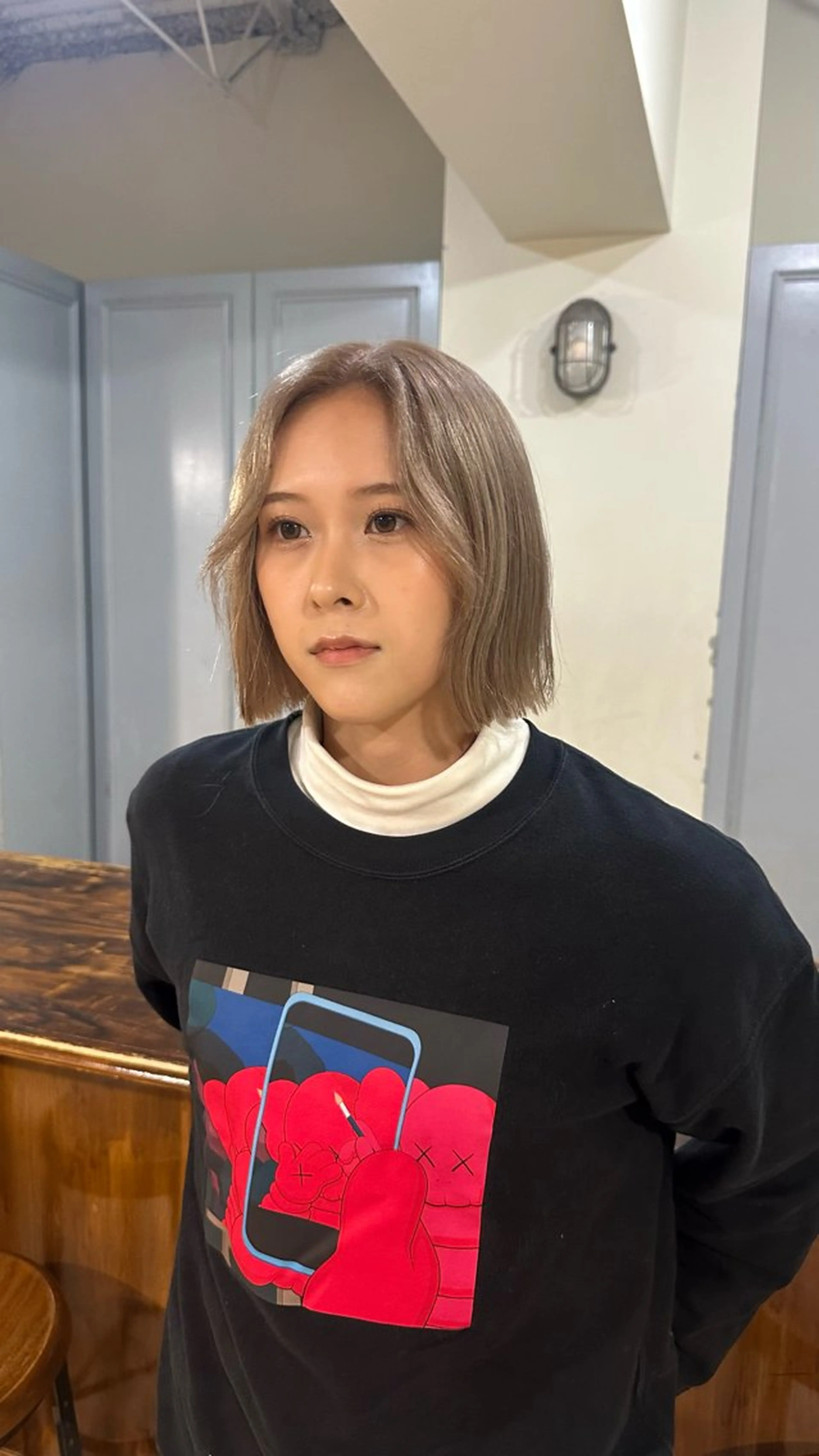 ミディアム カラー ヘアカラー トリートメント 🤩噂のMr.髪ポジ ティブ®️yu🤩のヘアスタイル