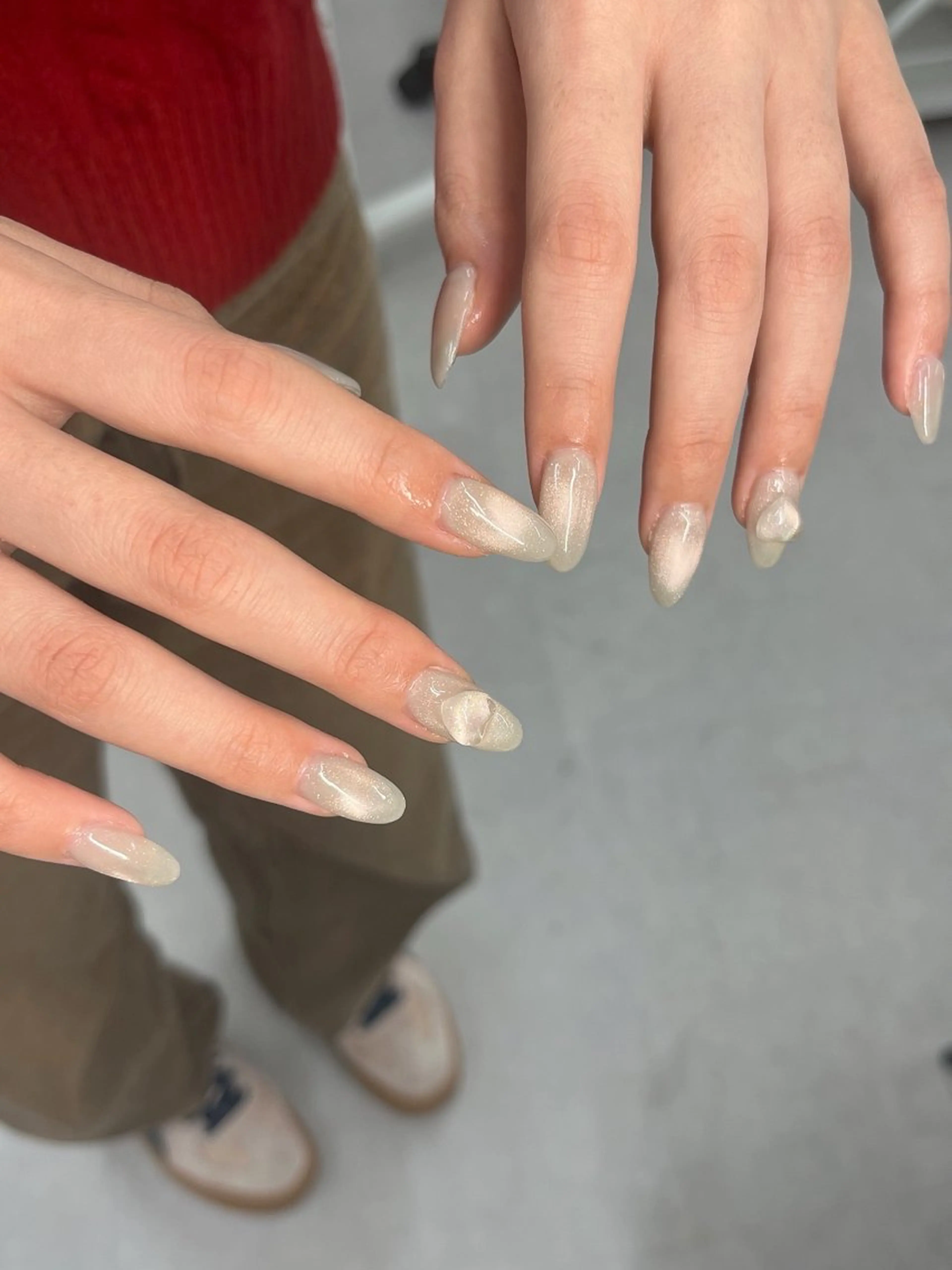 ネイル クリアネイル ハート schon 🎀saraのネイルデザイン