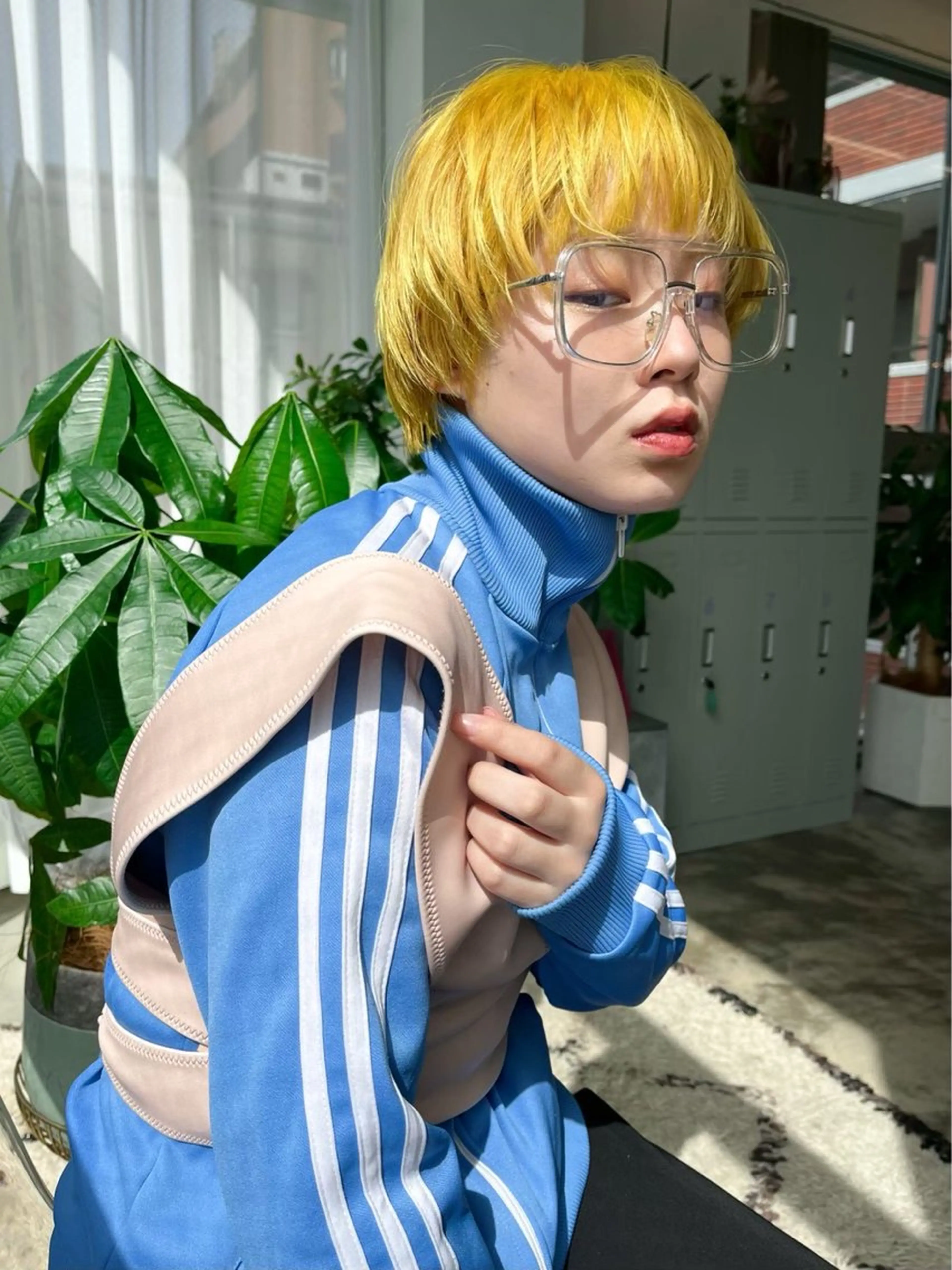 ショート イエローカラー ness／ rinaのヘアスタイル