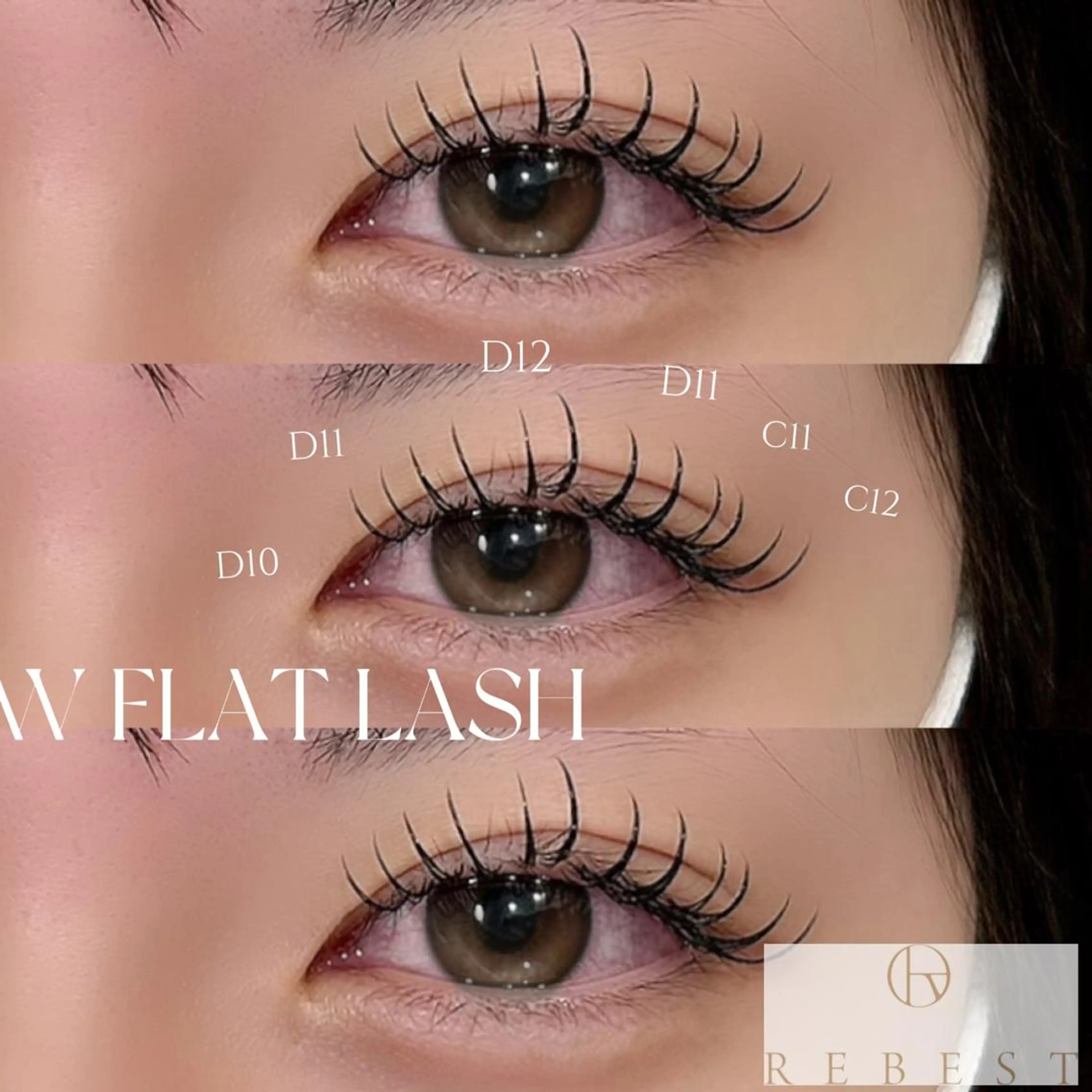 マツエク・マツパ Lashlift 👁️REBESTのマツエク・マツパデザイン