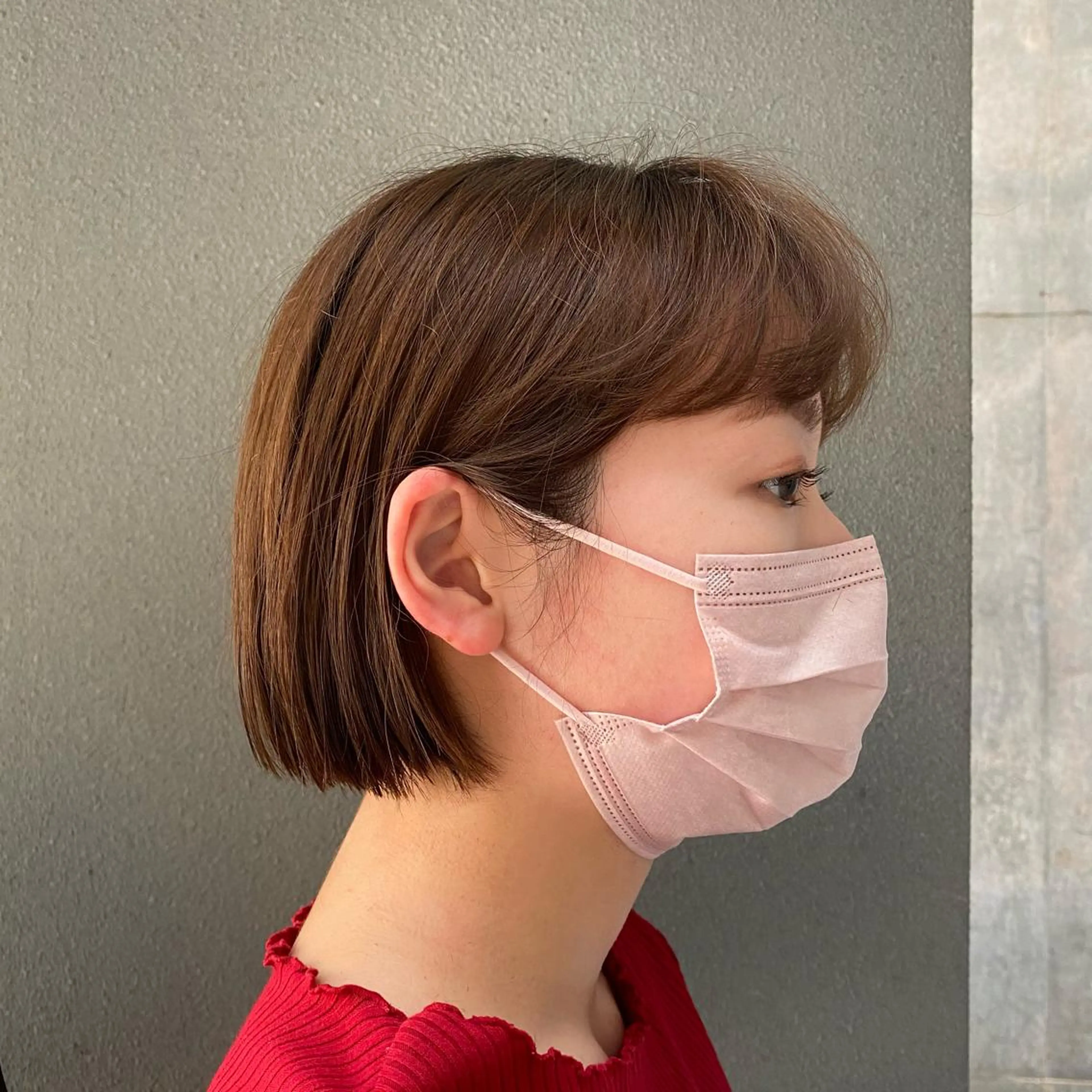 ショート ボブ Yuki☺︎パーマ レイヤーカットのヘアスタイル
