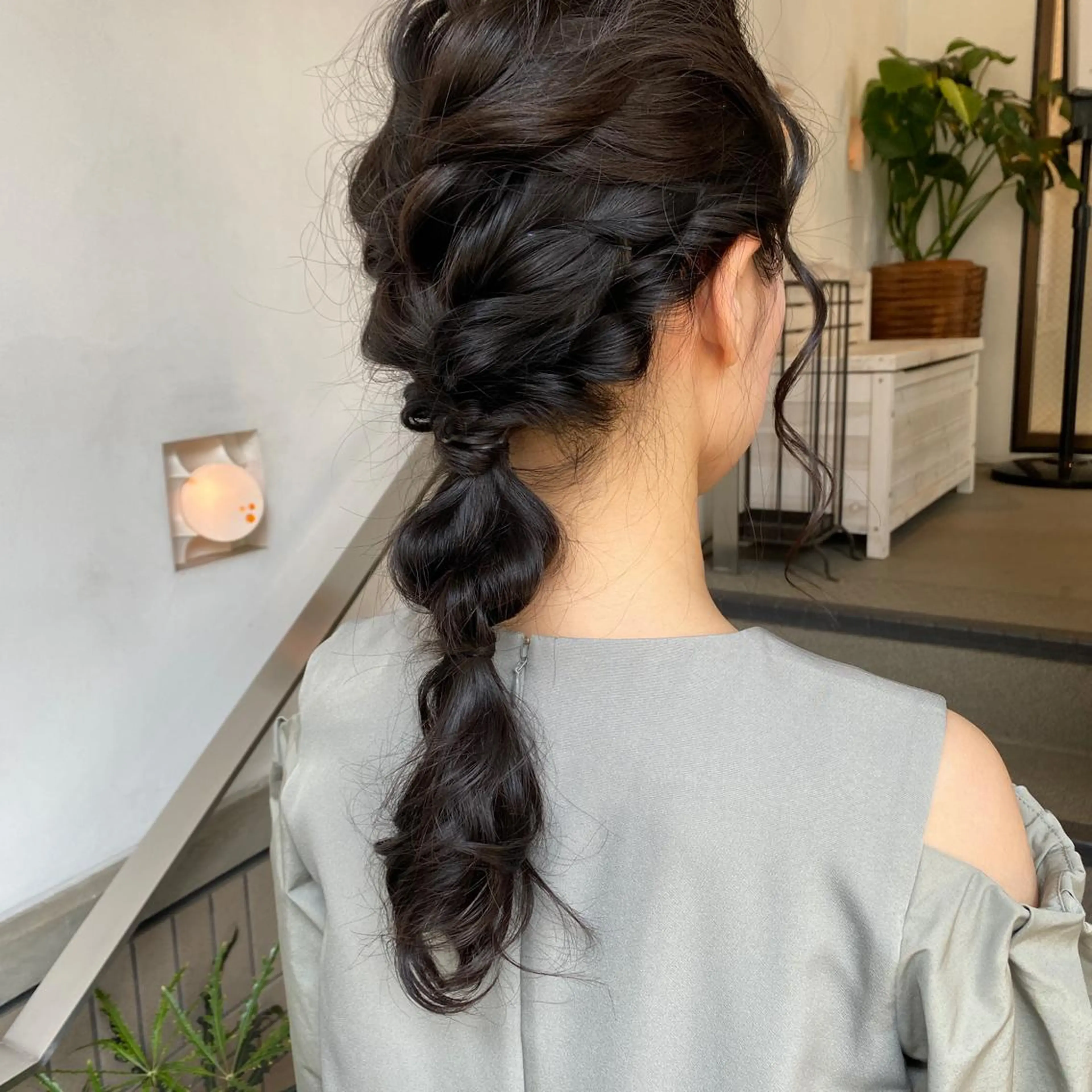 ロング カラー ヘアアレンジ ナカジマ ボブ/レイヤーのヘアスタイル