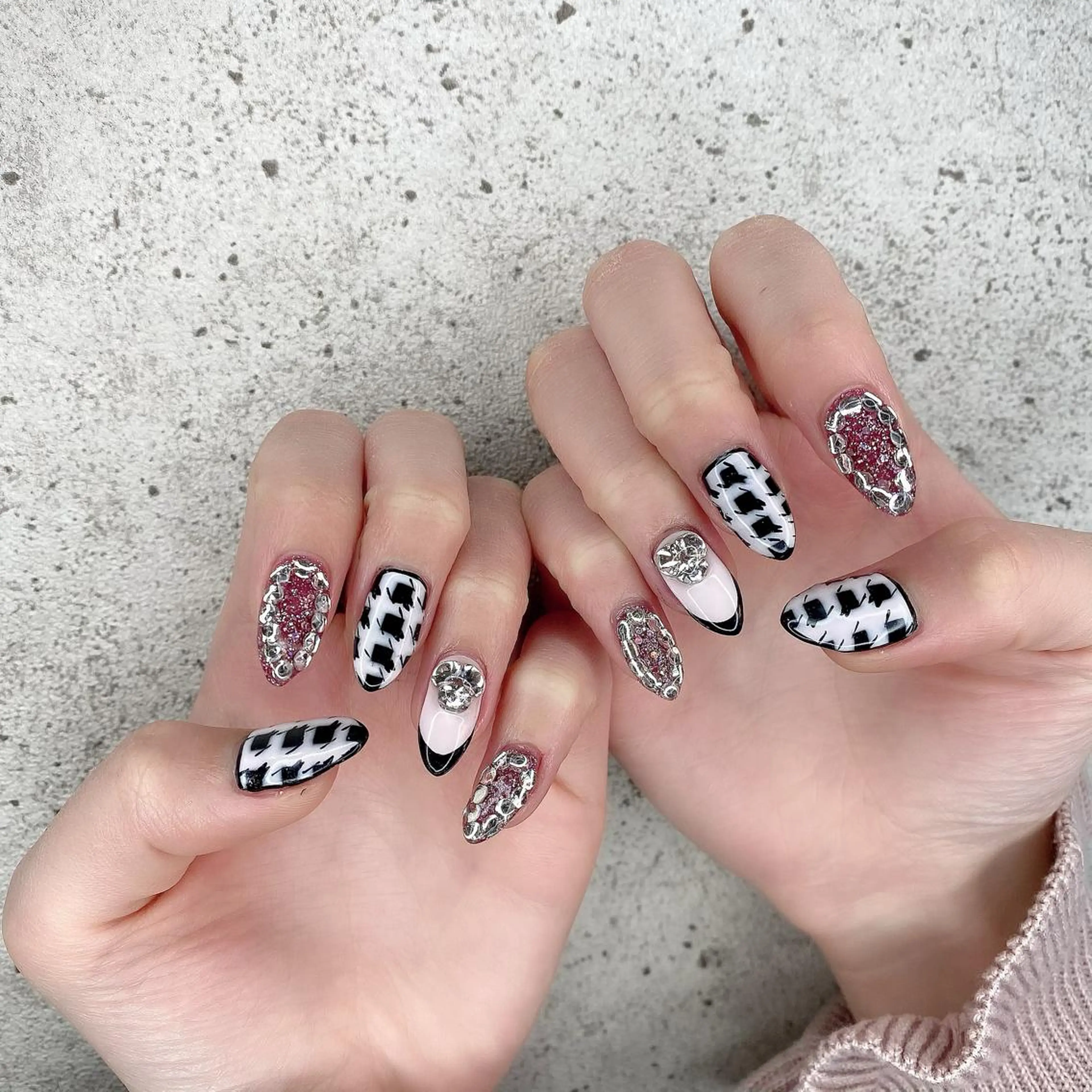 ロング カラー パーマ ヘアアレンジ メンズ キッズ ネイル マツエク・マツパ ハンドネイル Salon Ｋのネイルデザイン