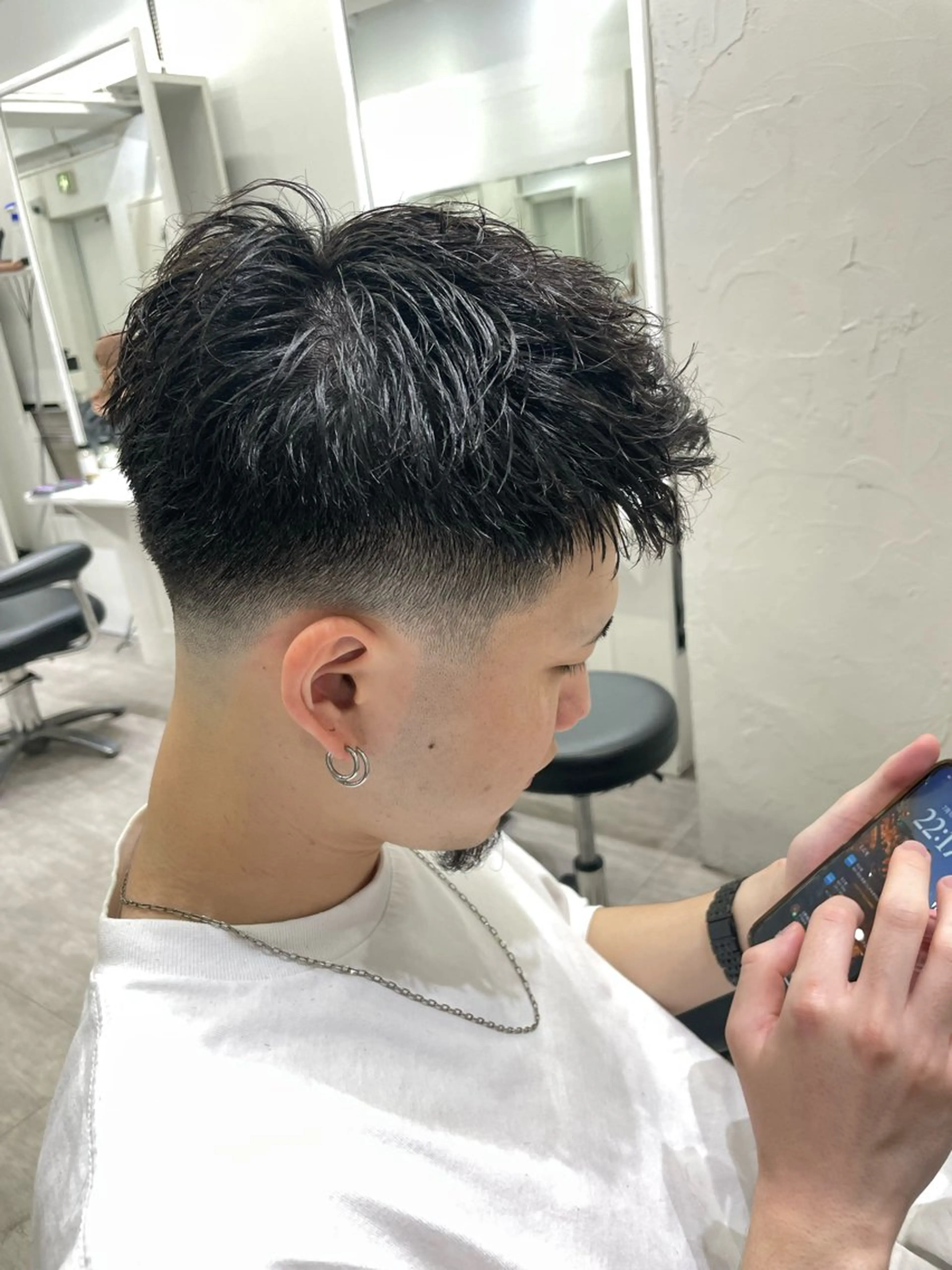 ショート カット トリートメント ヘアセット メンズ専門美容師店長 💈高橋和真💈のヘアスタイル