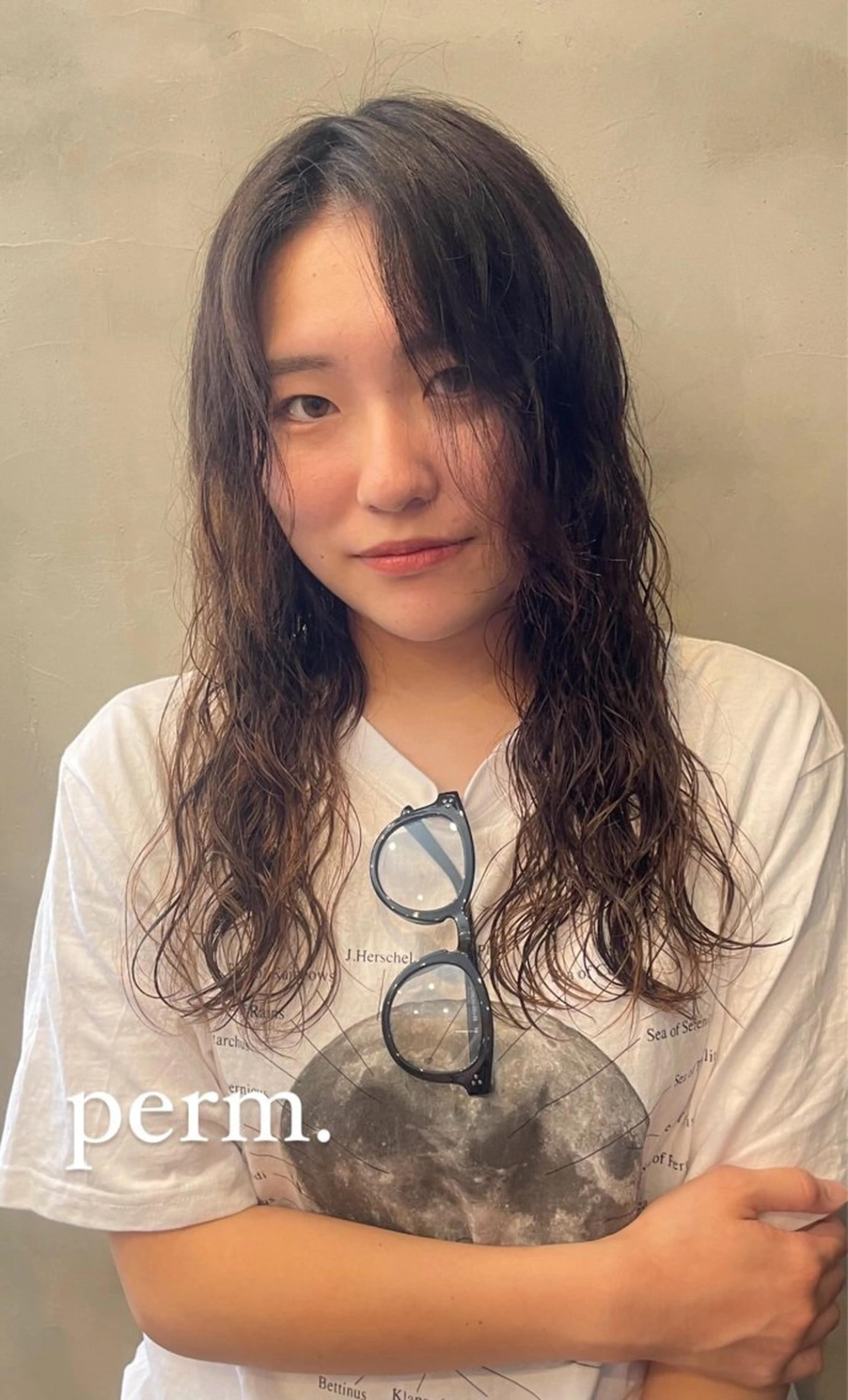 パーマ カット パーマ 髙杉 舞羽のヘアスタイル