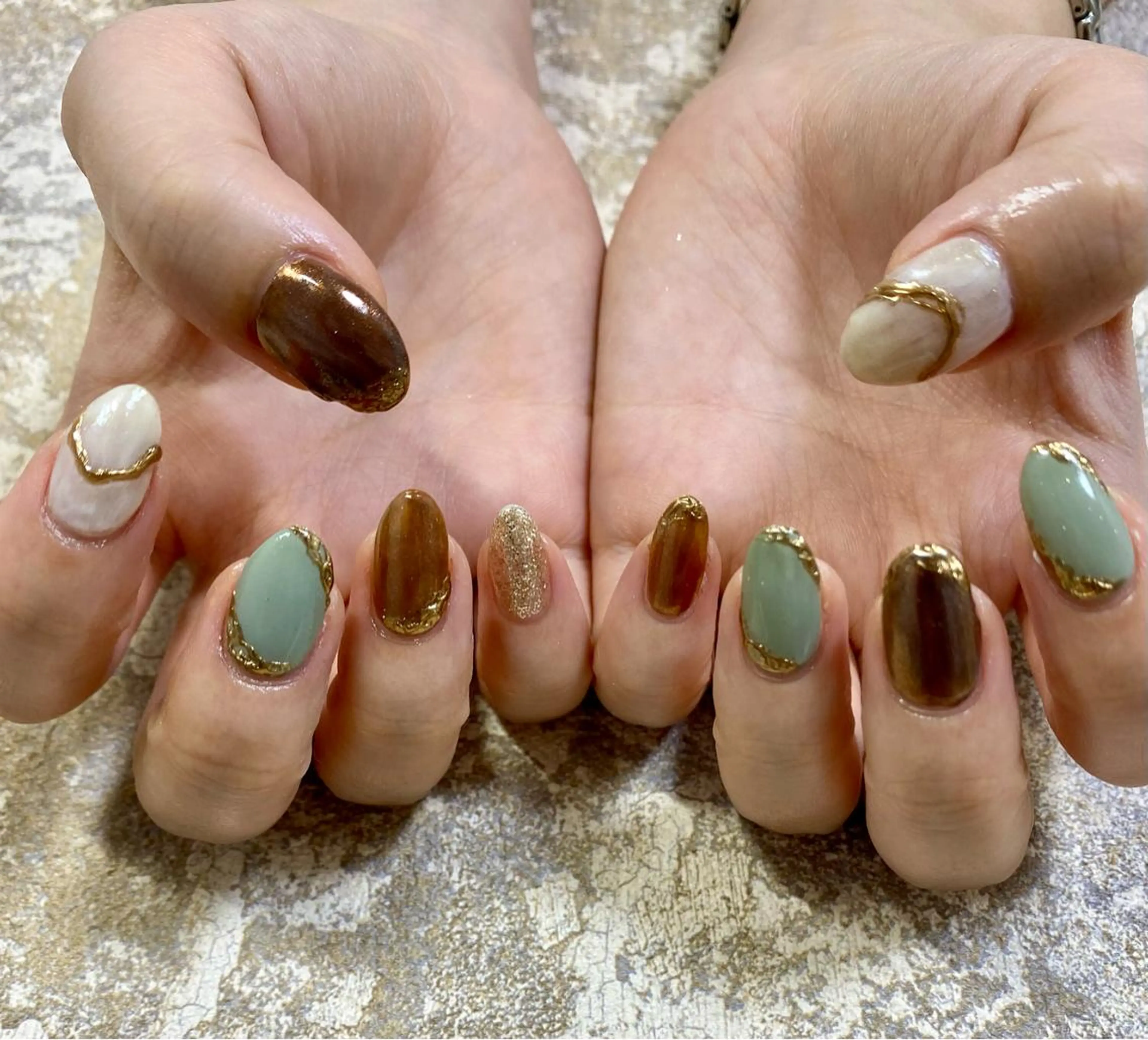 ネイル ハンドネイル OOMINE KAORIのネイルデザイン