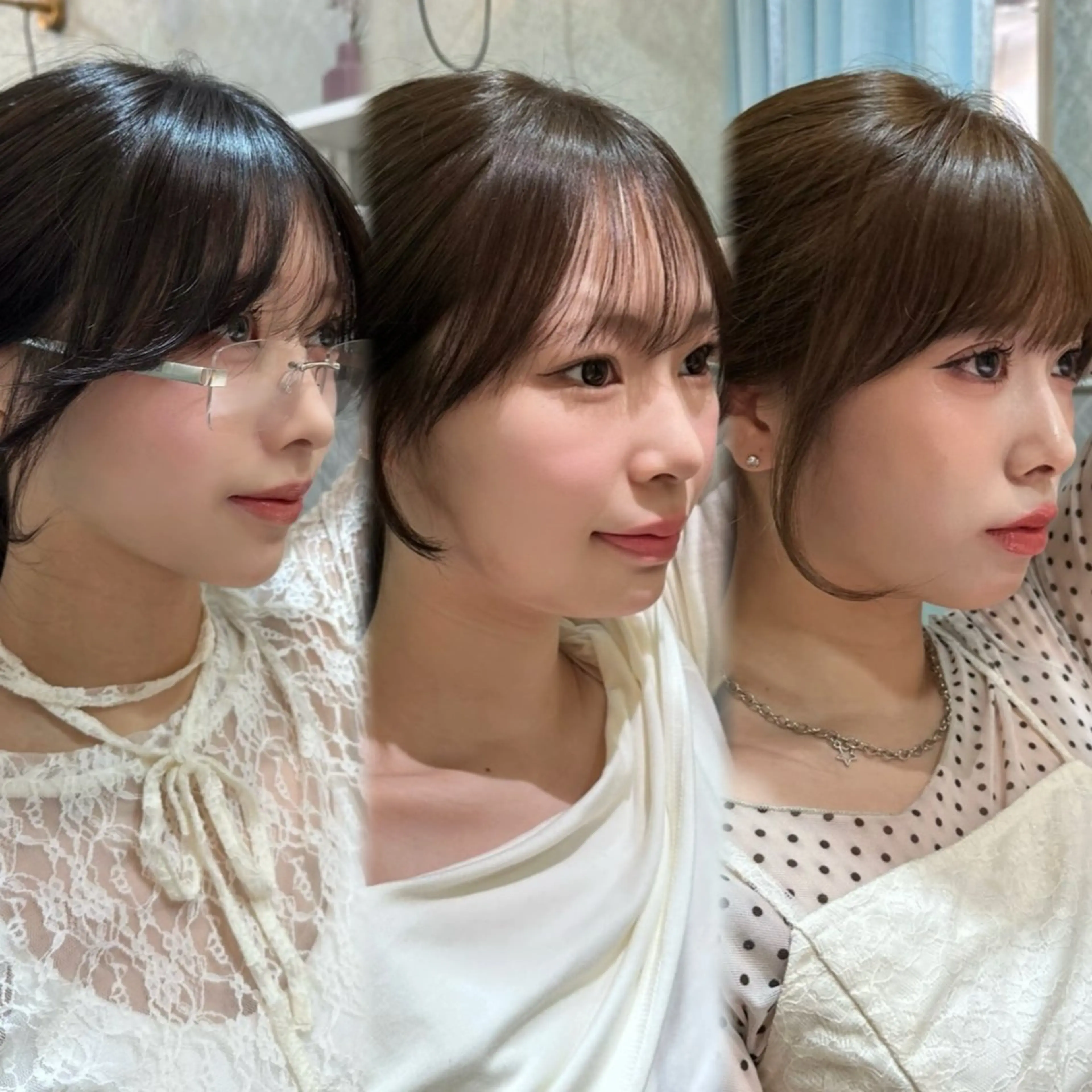 ロング カット レイヤー/顔周り /ボブ/銀座/サラのヘアスタイル