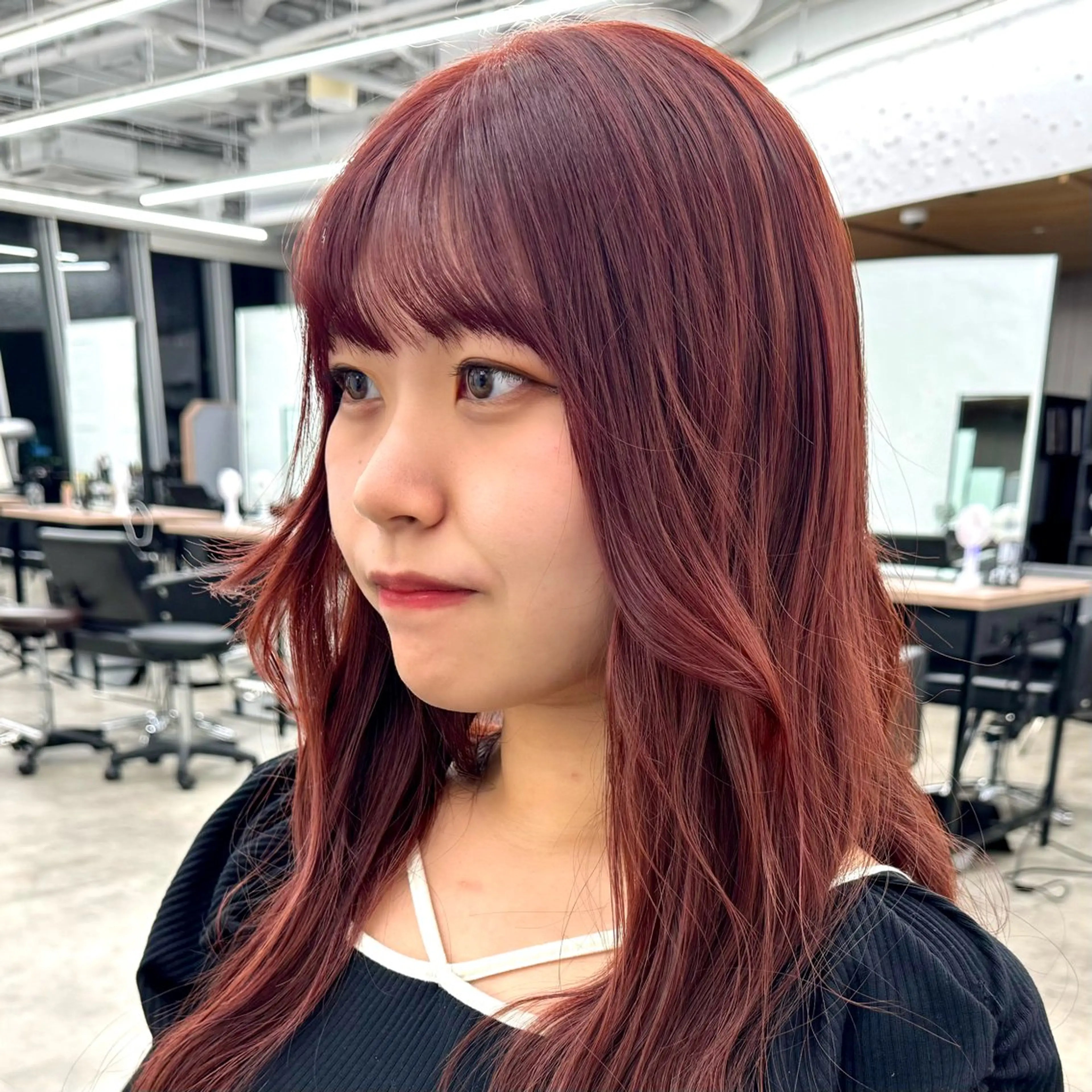 セミロング カラー ヘアアレンジ 暖色/ショート/ボブ /hana🌸のヘアスタイル