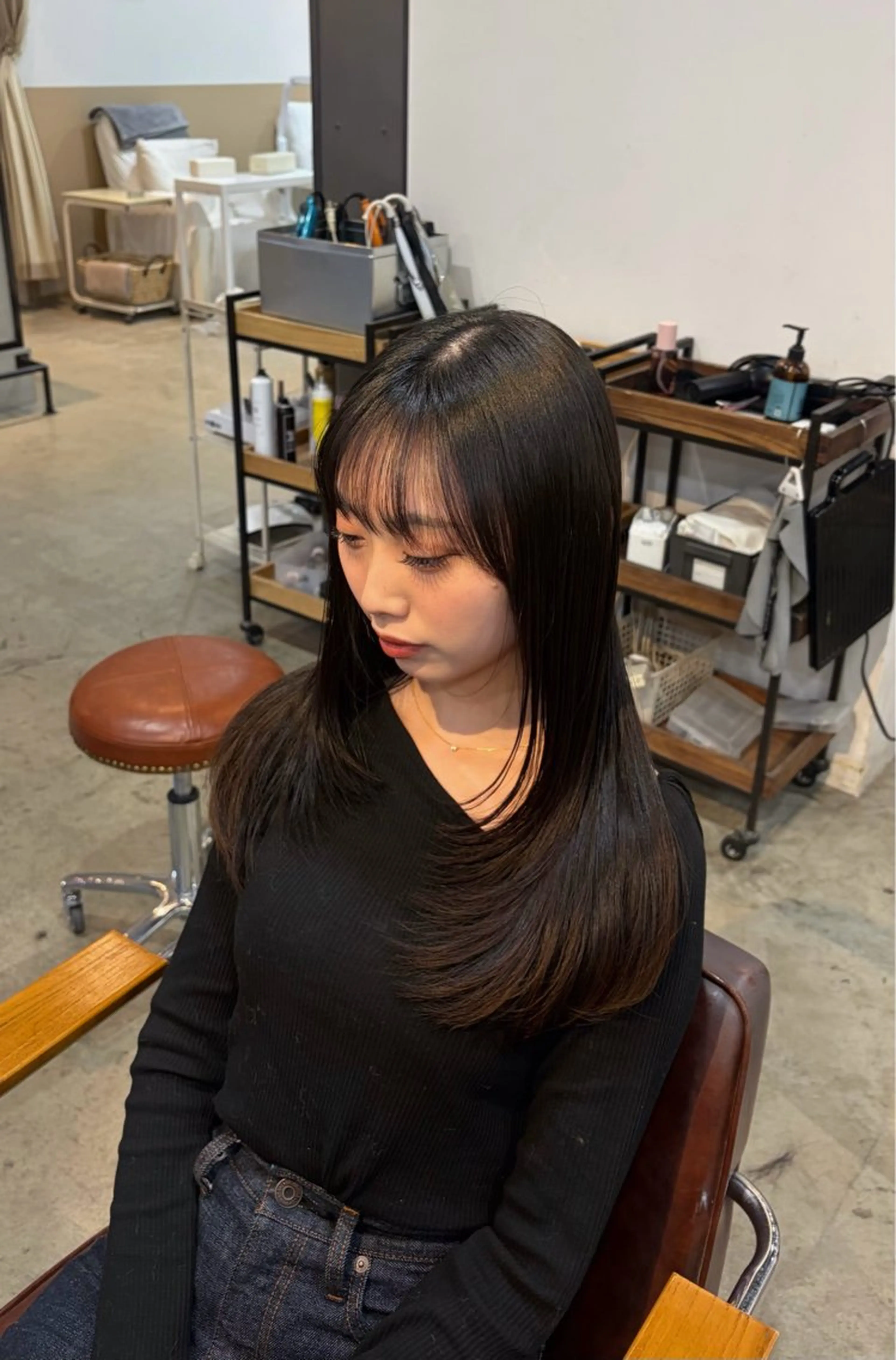 ロング 聖菜/ hina /レイヤー/艶カラーのヘアスタイル