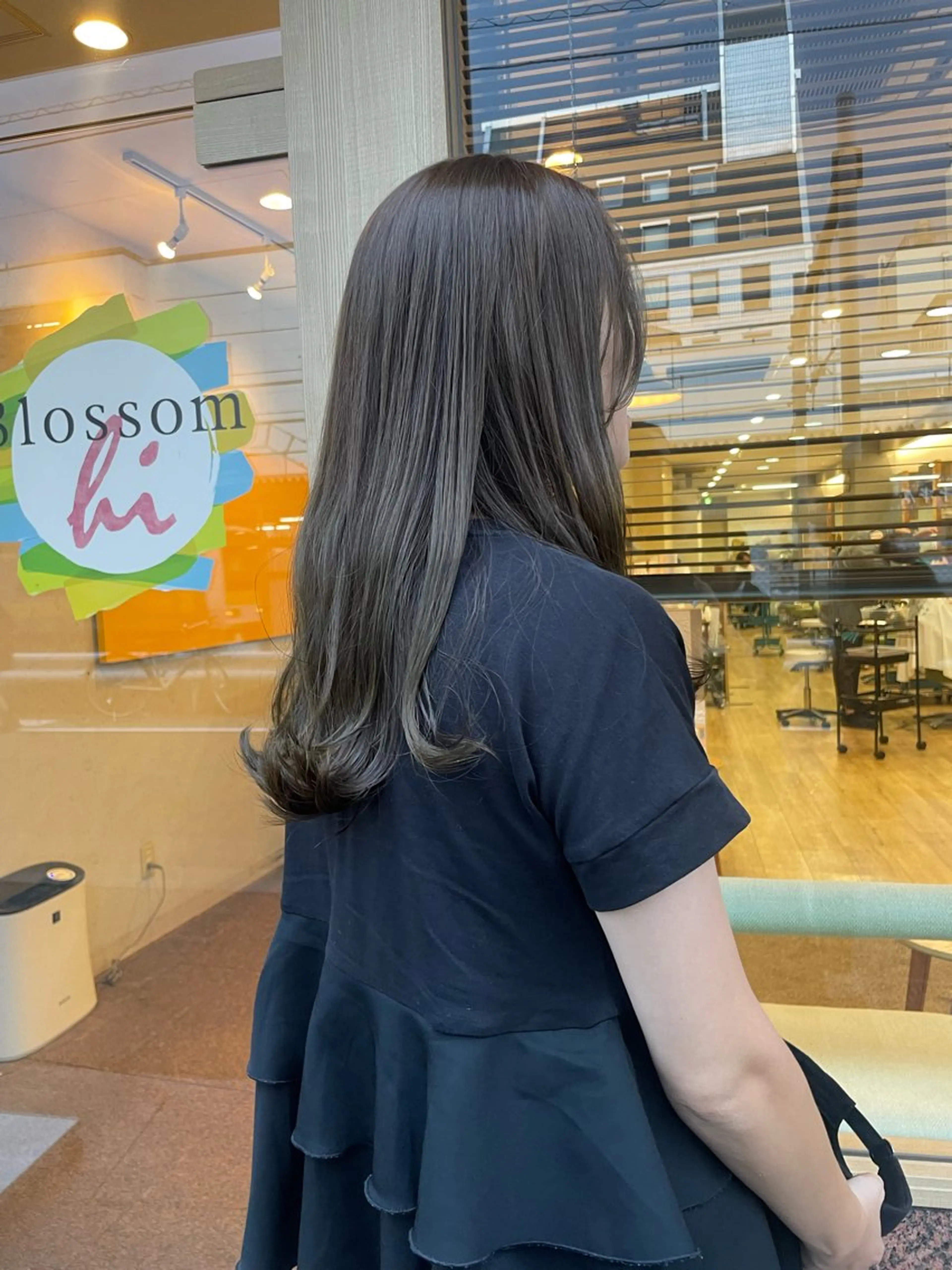 ロング カラー ベージュカラー 透明感カラー オリーブベージュ 髪質改善/Bloss om🌷高橋沙衣のヘアスタイル