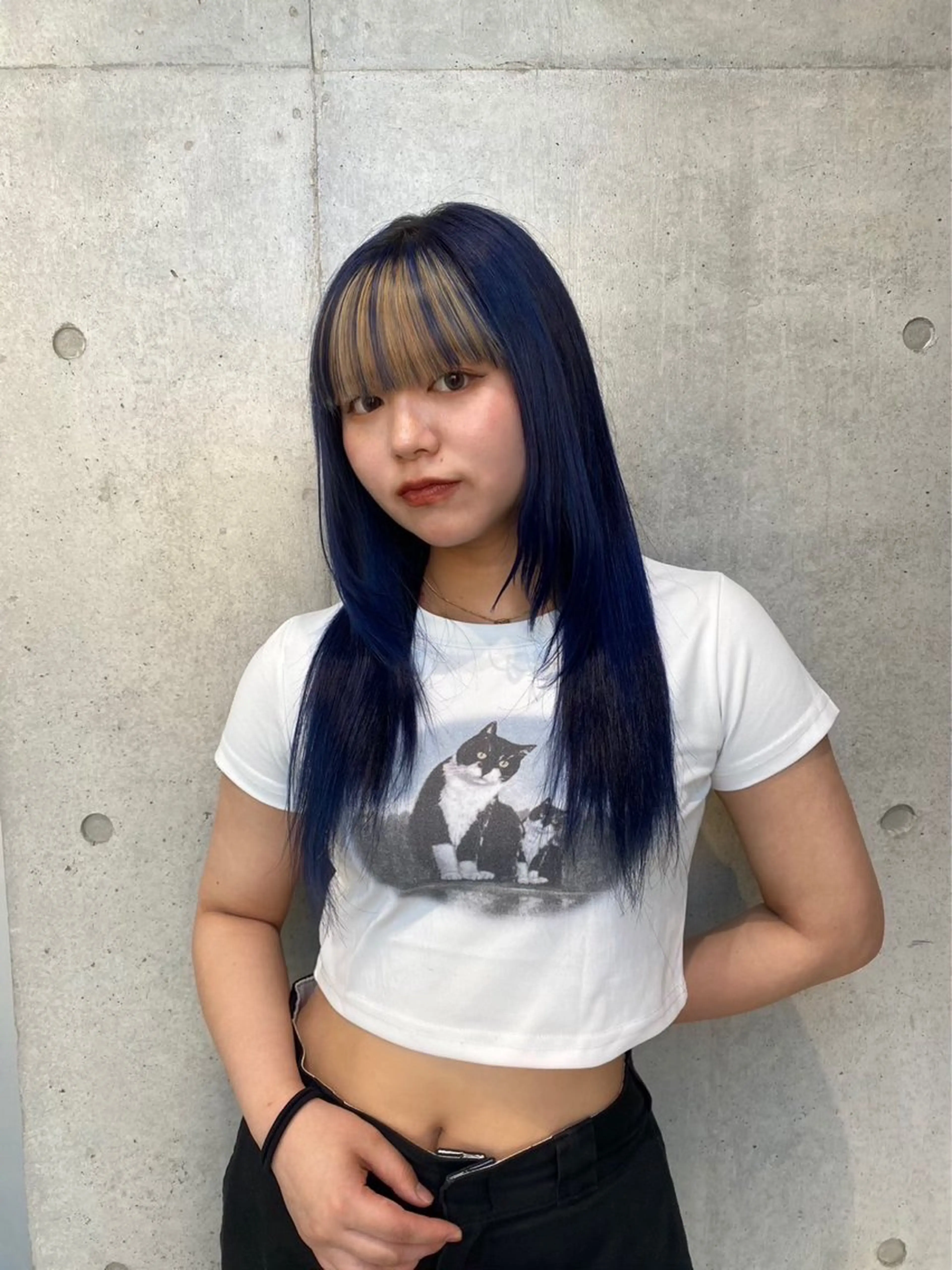 セミロング カラー ヘアアレンジ ヘアカラー トリートメント ボブ艶モテカラー🫧 カリンのヘアスタイル