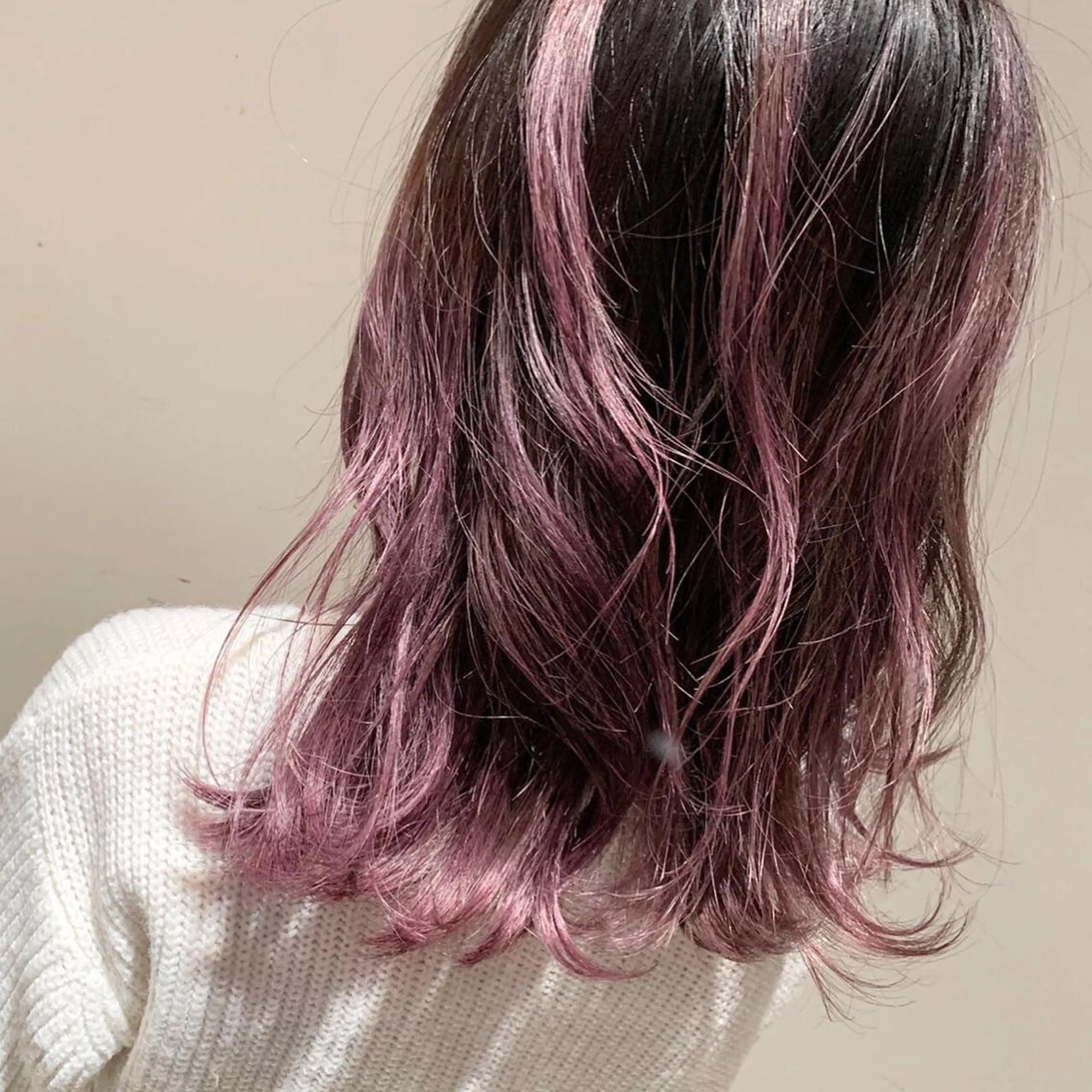 ミディアム カラー カット ヘアカラー 髪質改善 カラー専門店のヘアスタイル