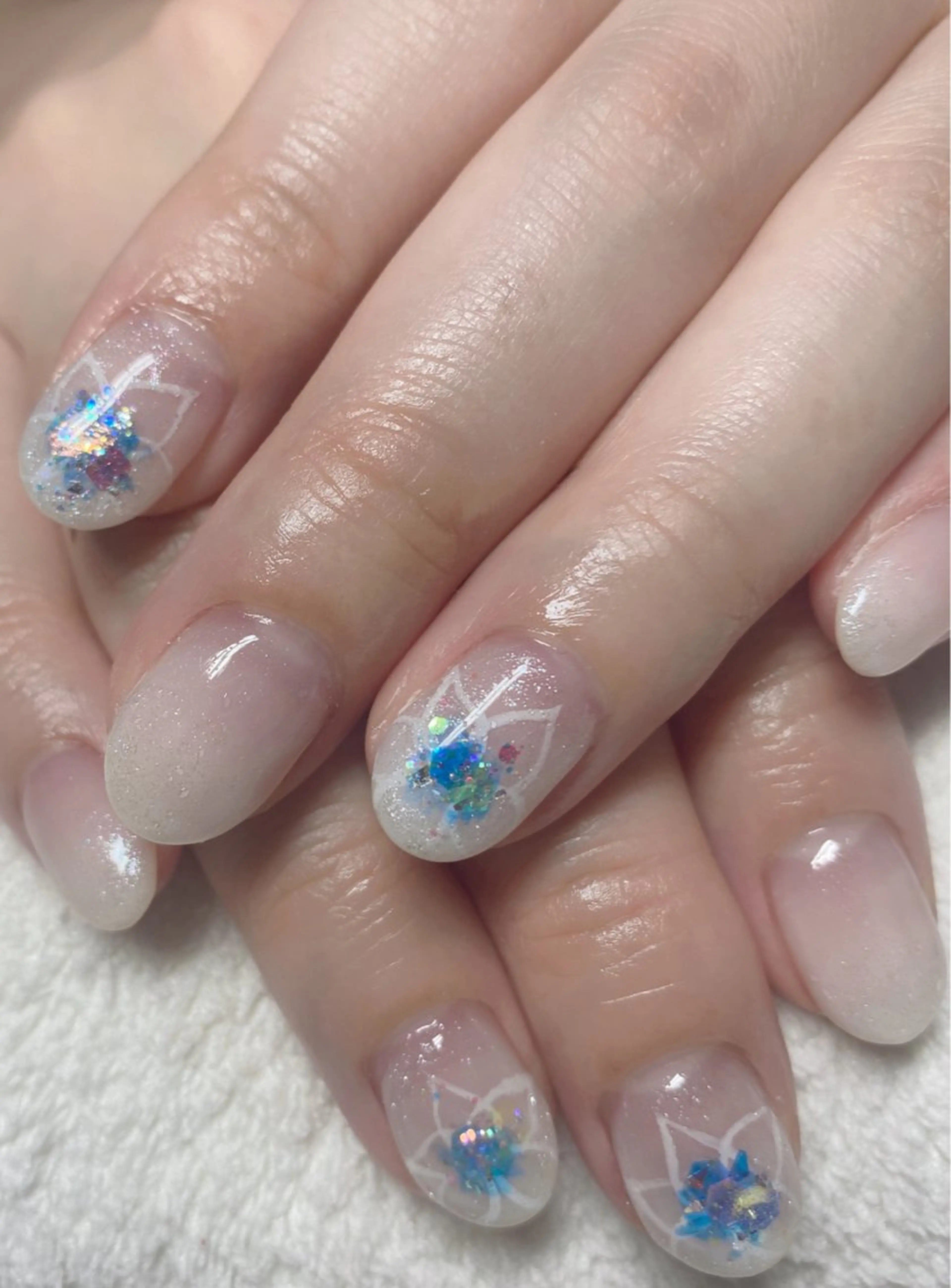 ネイル ニュアンスネイル🌈 MYU Nailsのネイルデザイン