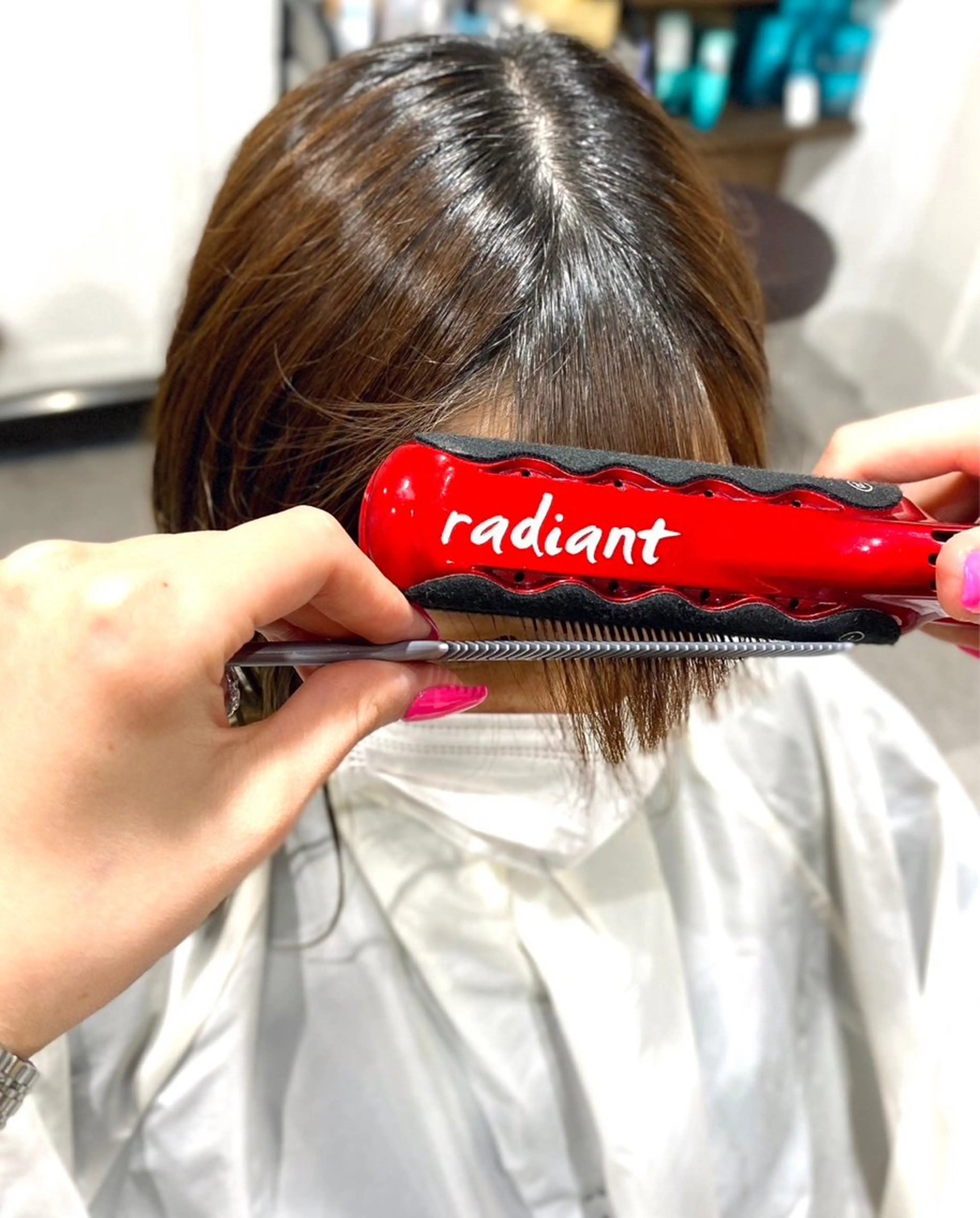 カット 縮毛矯正 🌱なゆみ🌱透明感 /ナチュラル/高宮のヘアスタイル