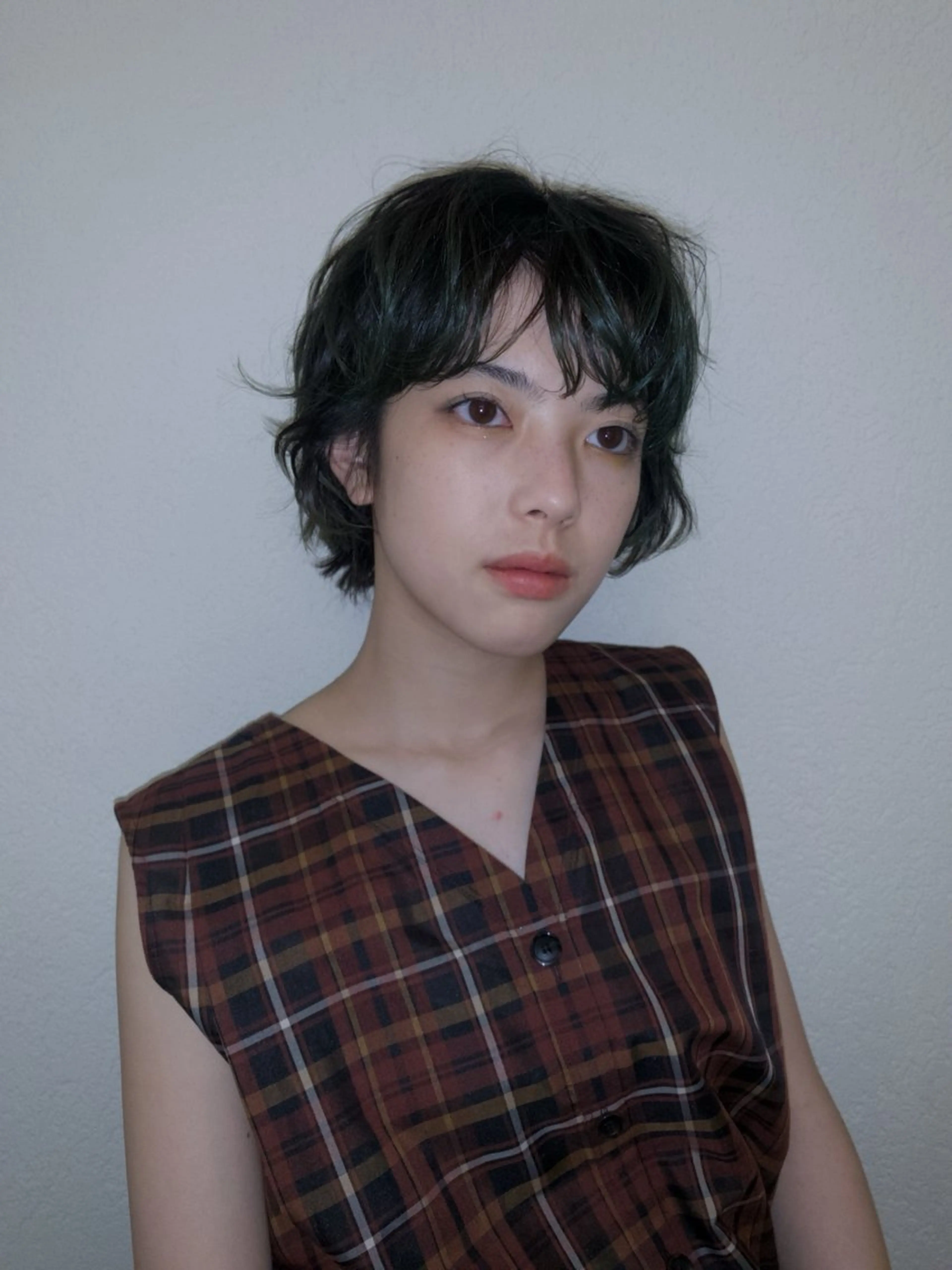 ショート ヘアアレンジ ヘアカラー yiye shioriのヘアスタイル