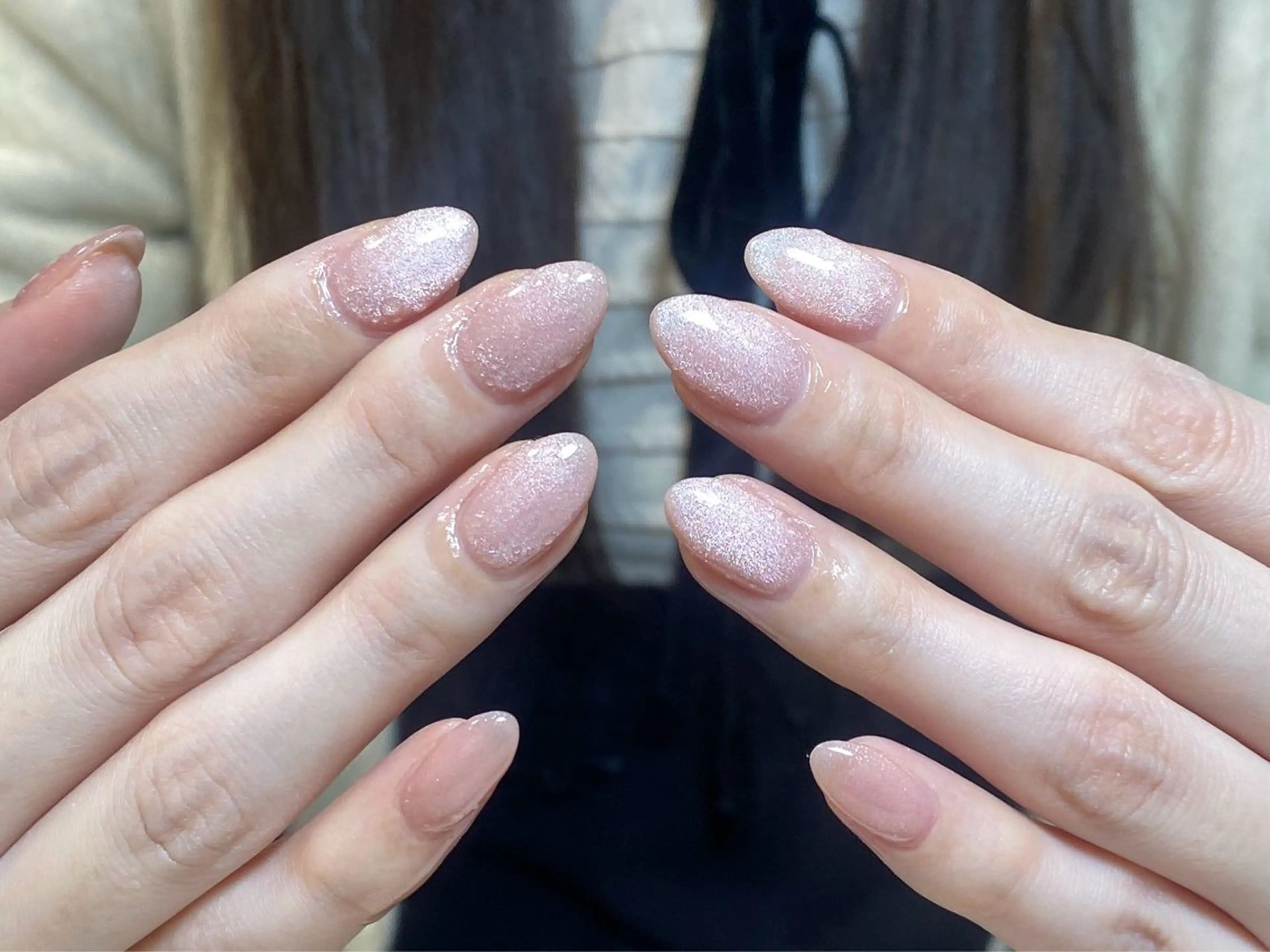 ネイル マグネットネイル ハンドネイル Venus nail チップ長さだし専門店のネイルデザイン