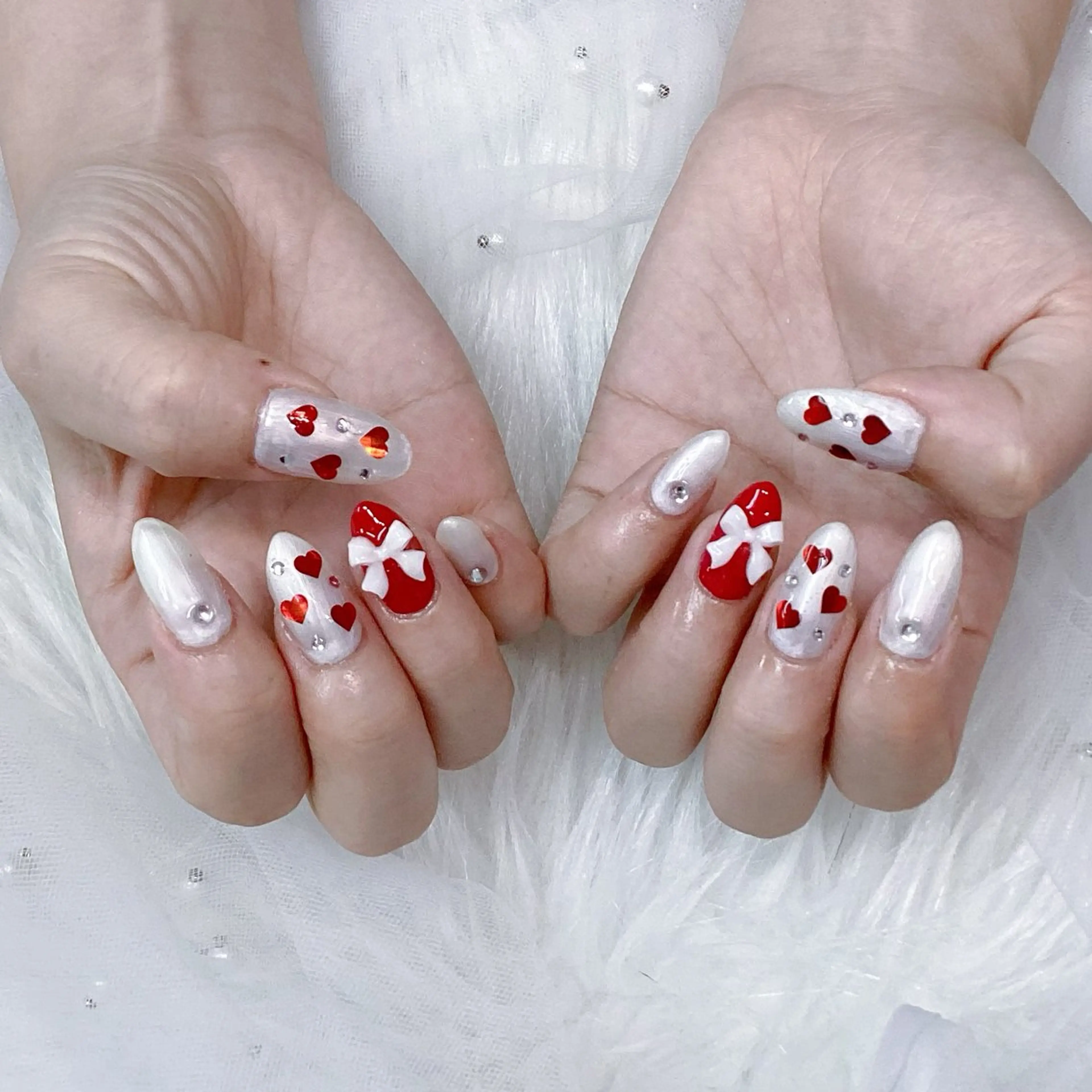 ネイル パーツ全部¥110 サロンミミのネイルデザイン