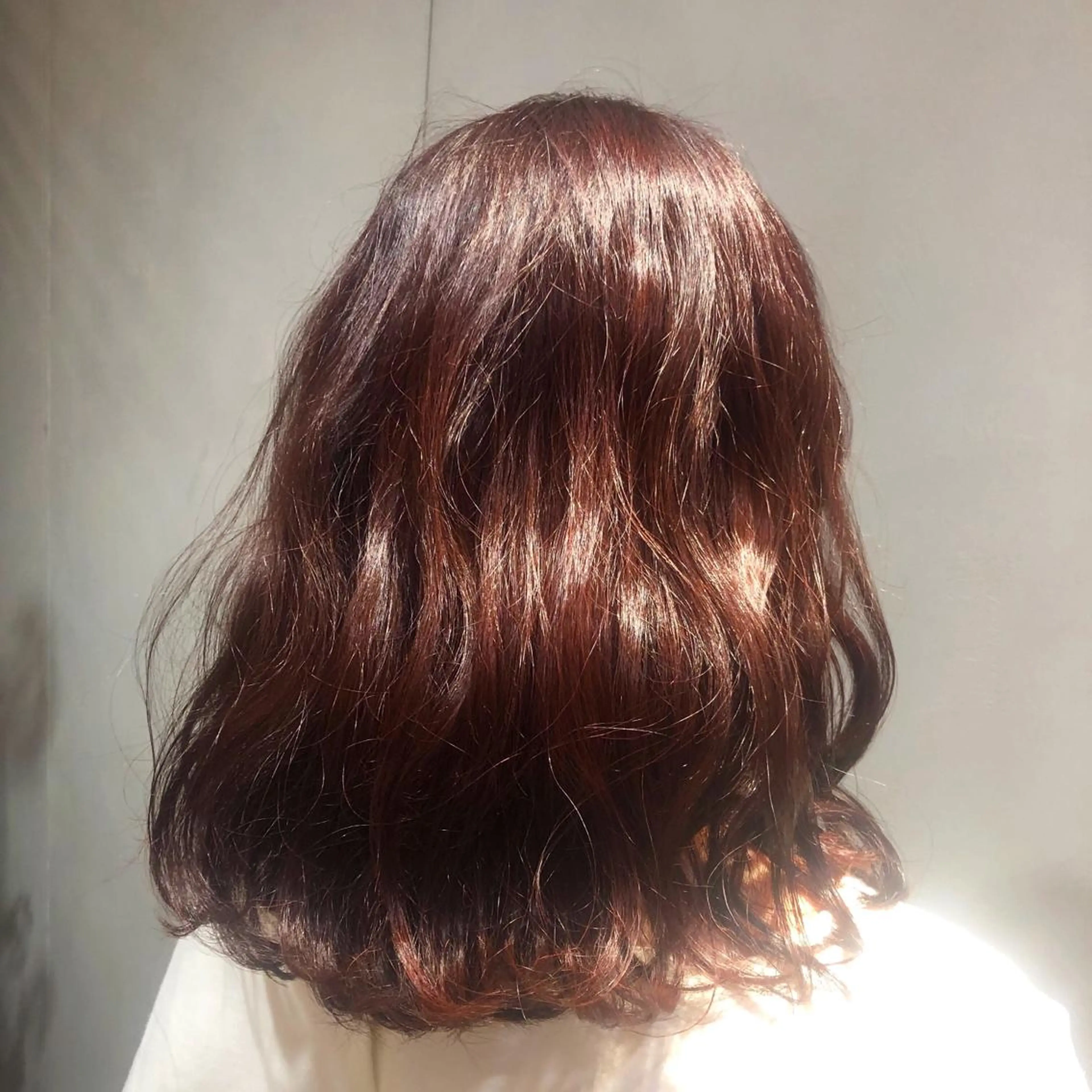 ミディアム カラー ヘアカラー トリートメント ヘッドスパ ヘアセット カジュアルを女っぽく 𝗮𝘆𝗮𝗰𝗼のヘアスタイル