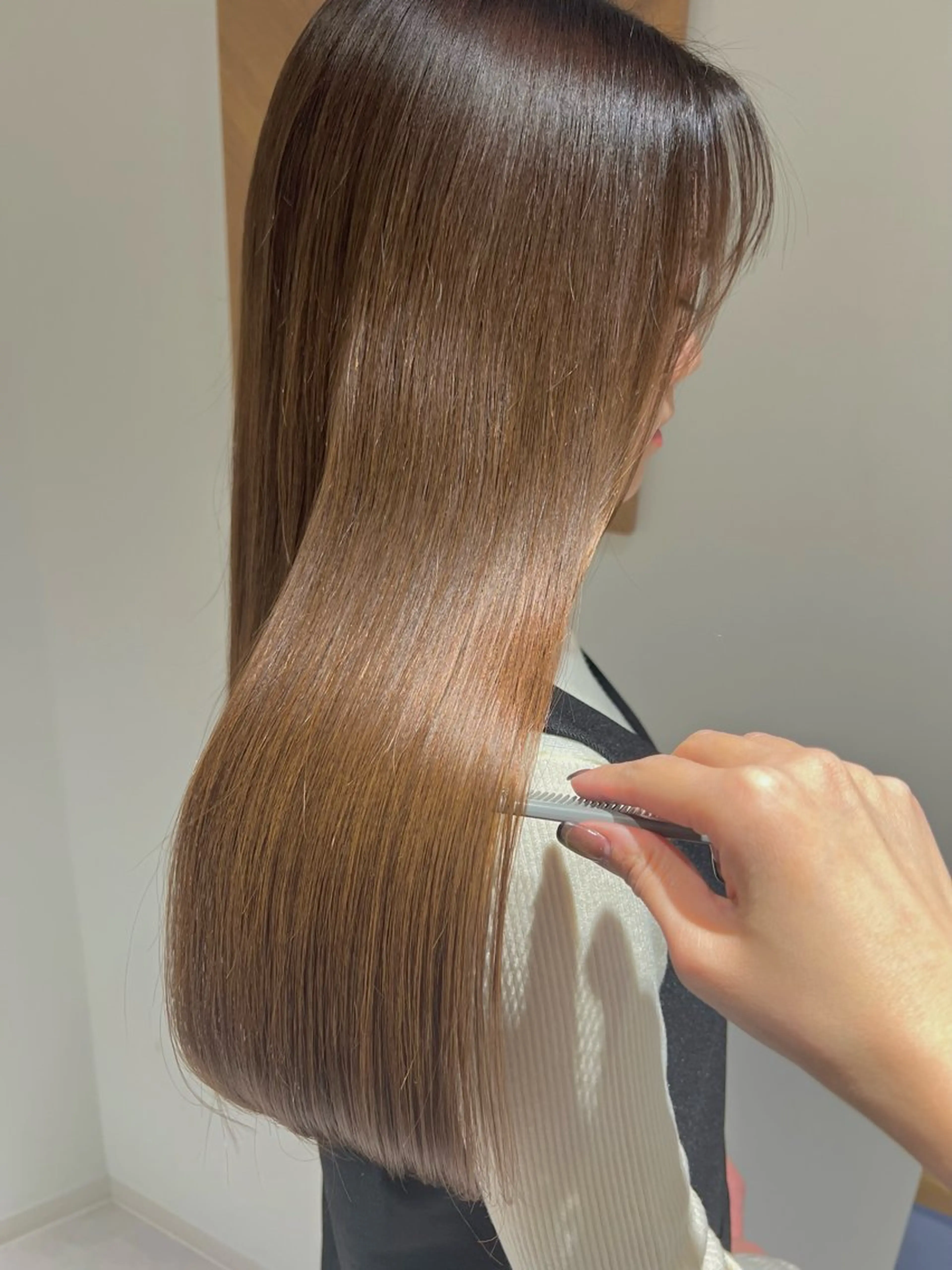 ロング 透明感カラー/ 髪質改善/裏田 遊のヘアスタイル