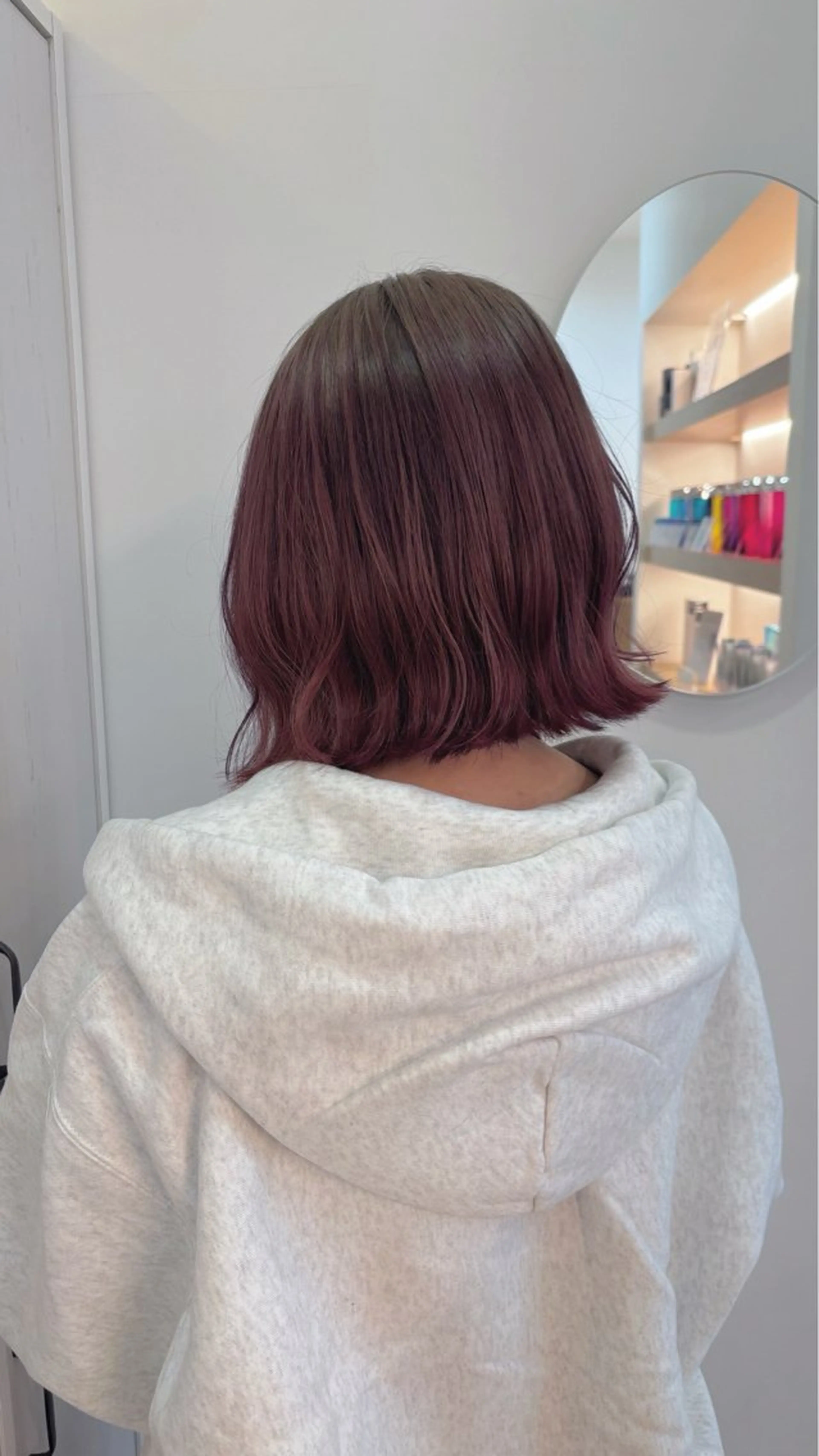 ミディアム カラー カット ヘアカラー 🫧髪質改善🫧 神田紗来のヘアスタイル