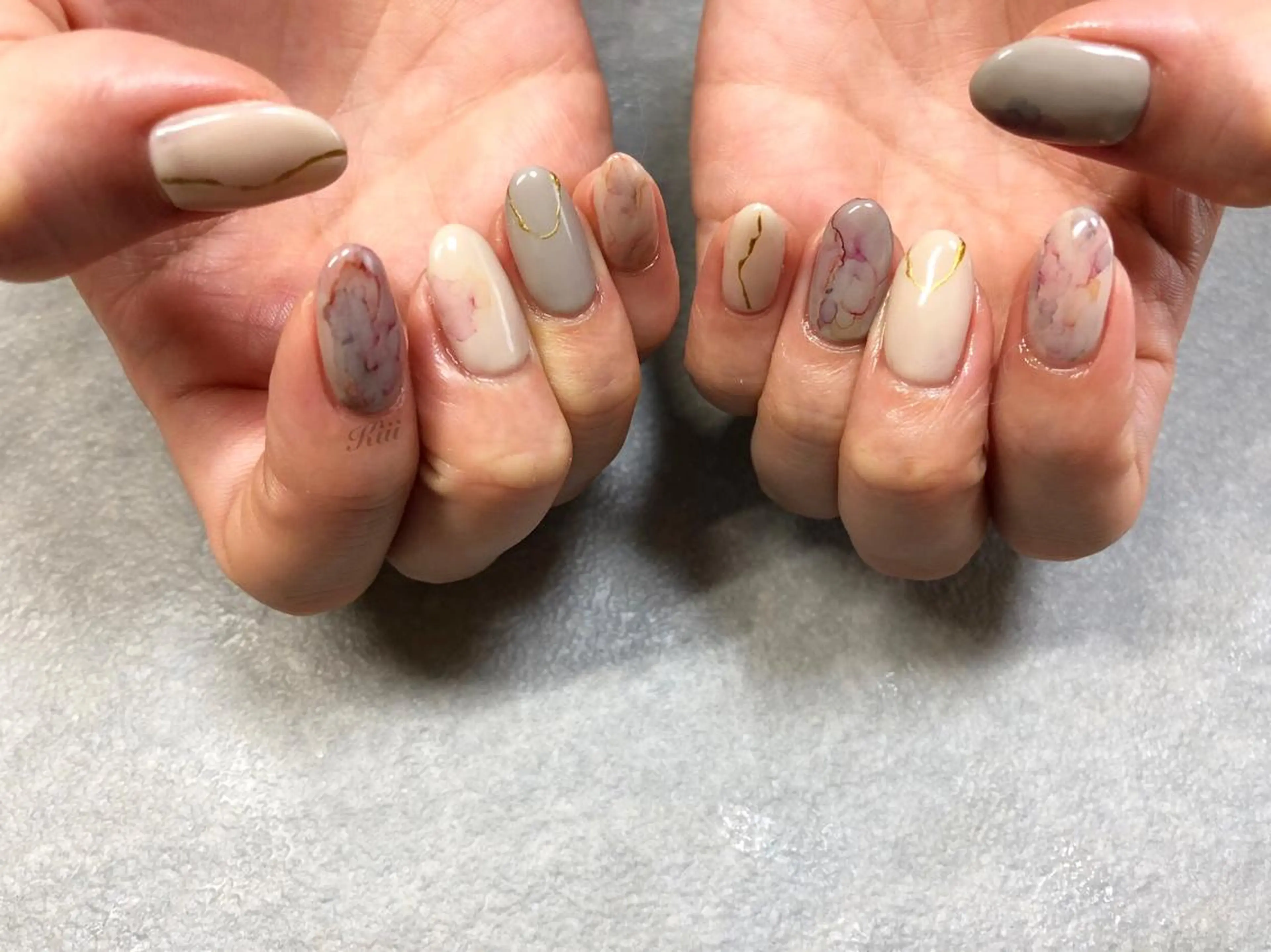 ネイル アートネイル ハンドネイル フットネイル kiii.__ ✴︎*のネイルデザイン