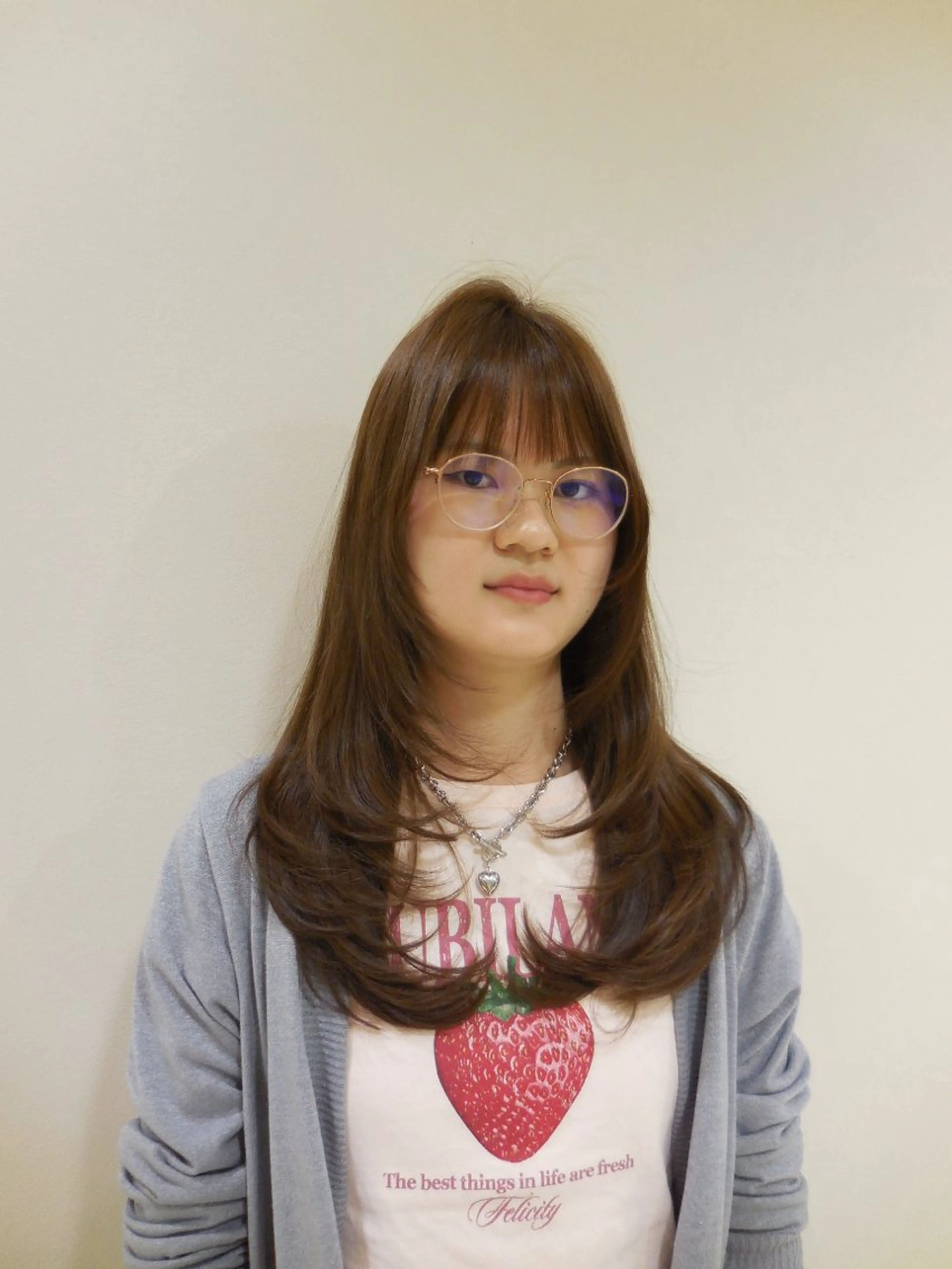 ロング カット luca˖ ࣪⊹/ 海外レイヤー/鎌倉のヘアスタイル