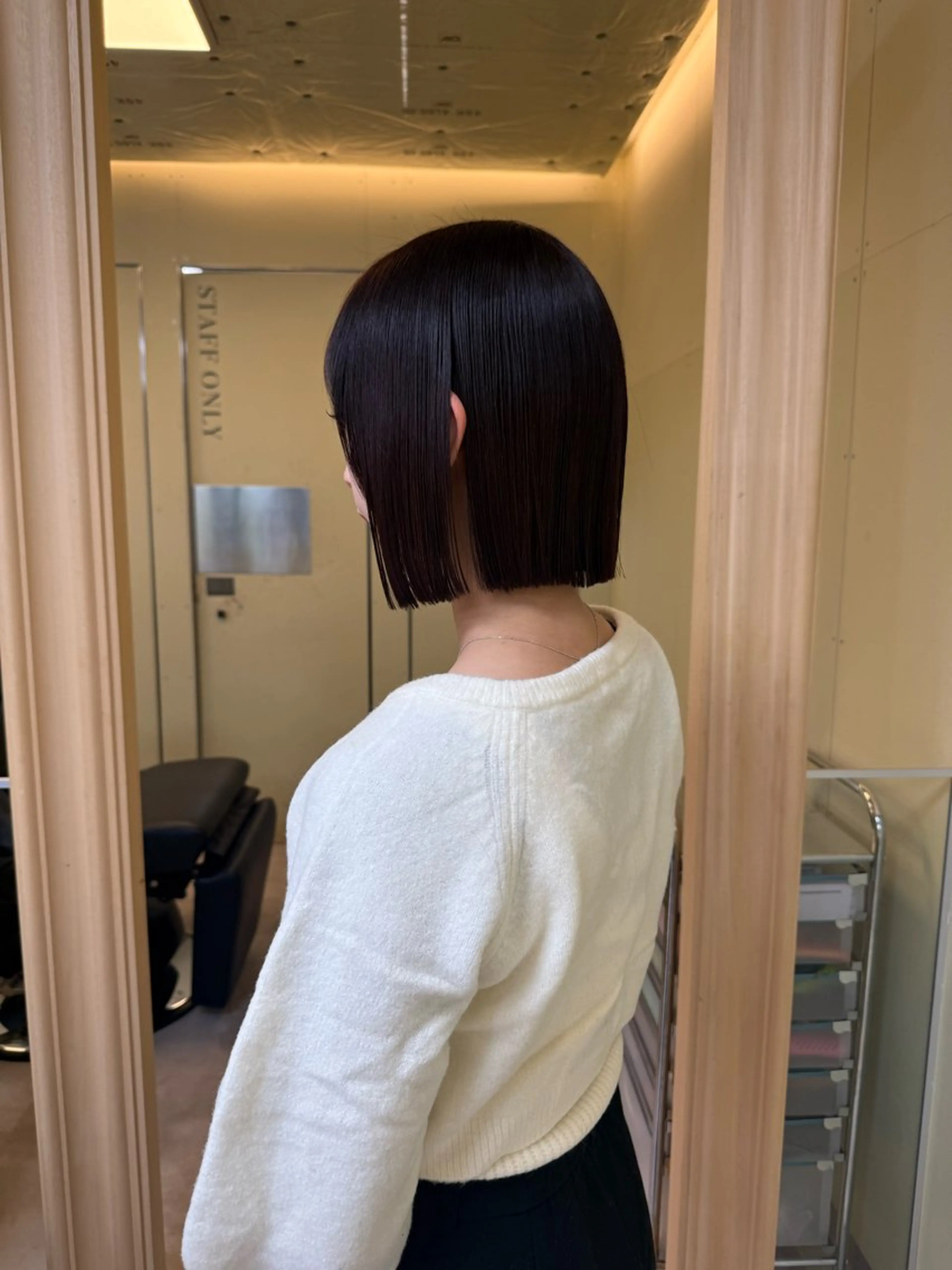 ショート カラー カット ヘアカラー トリートメント 伶風/ボブ/ ハッシュカットのヘアスタイル