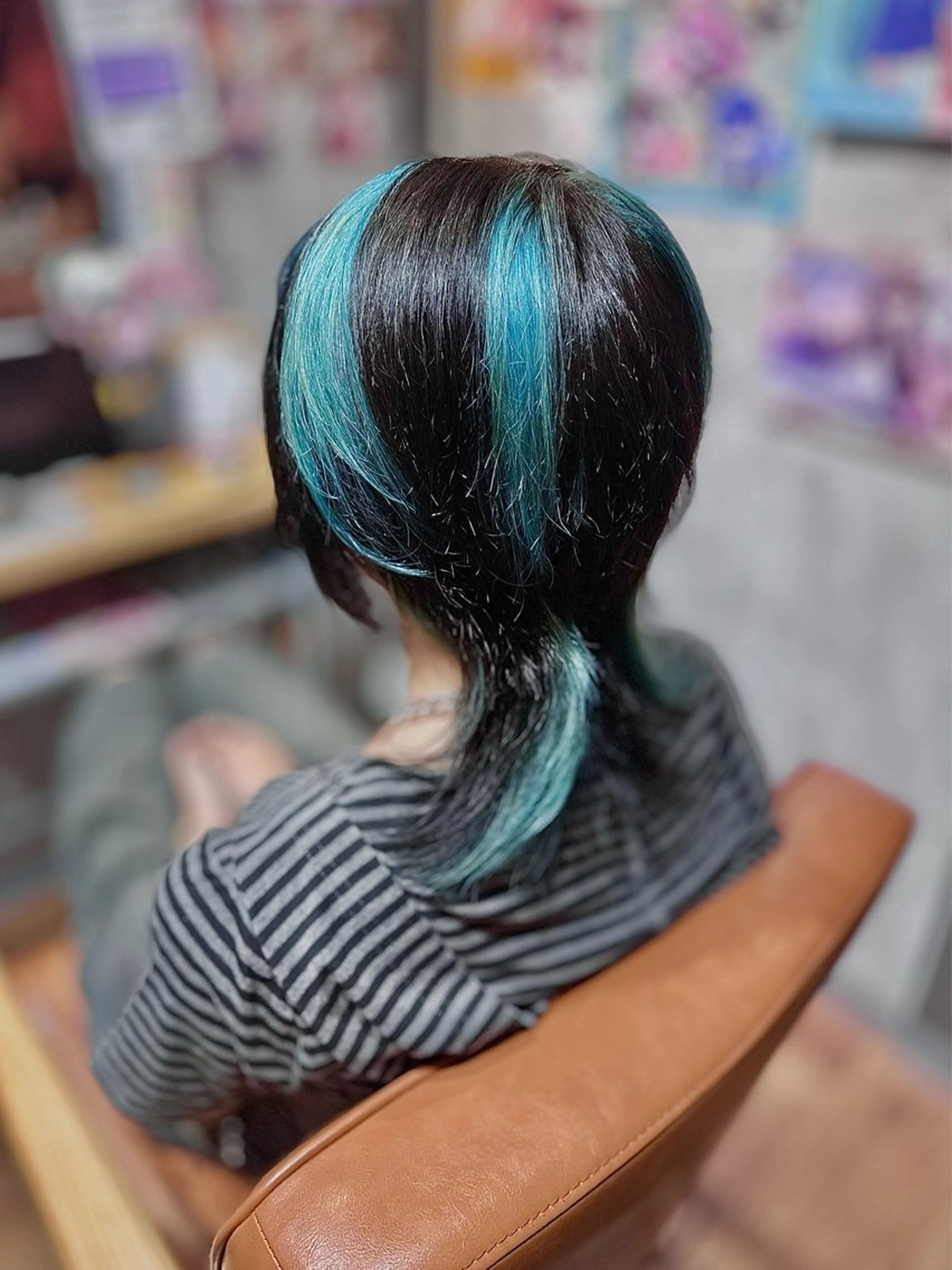 セミロング カラー デザインカラー カットモデル募集中 🥀タカハシ🥀のヘアスタイル