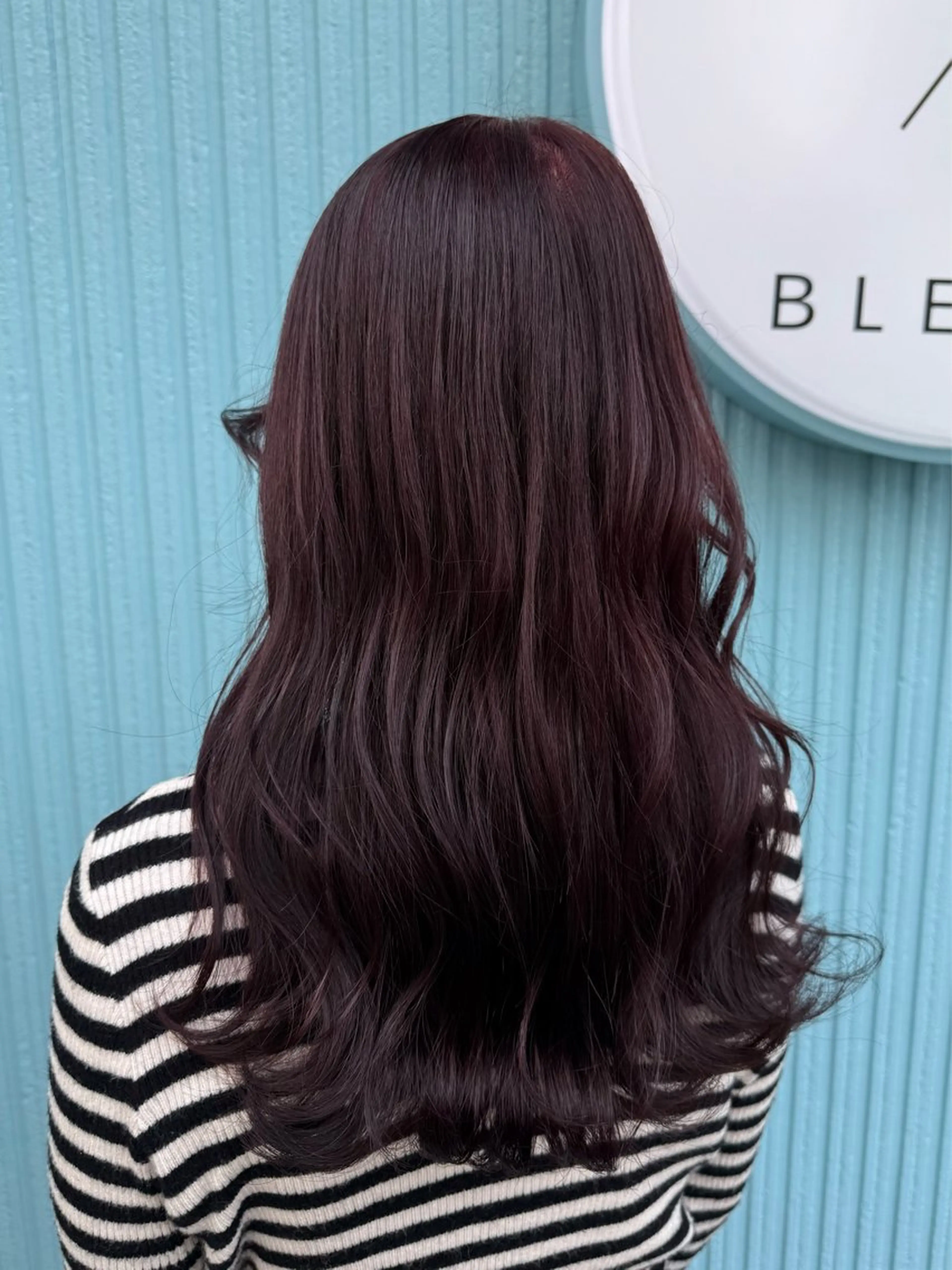 ロング カラー ラベンダーカラー ピンクカラー ピンクラベンダー ヘアカラー トリートメント ヘッドスパ 《髪質改善 UN BLEACH》のヘアスタイル