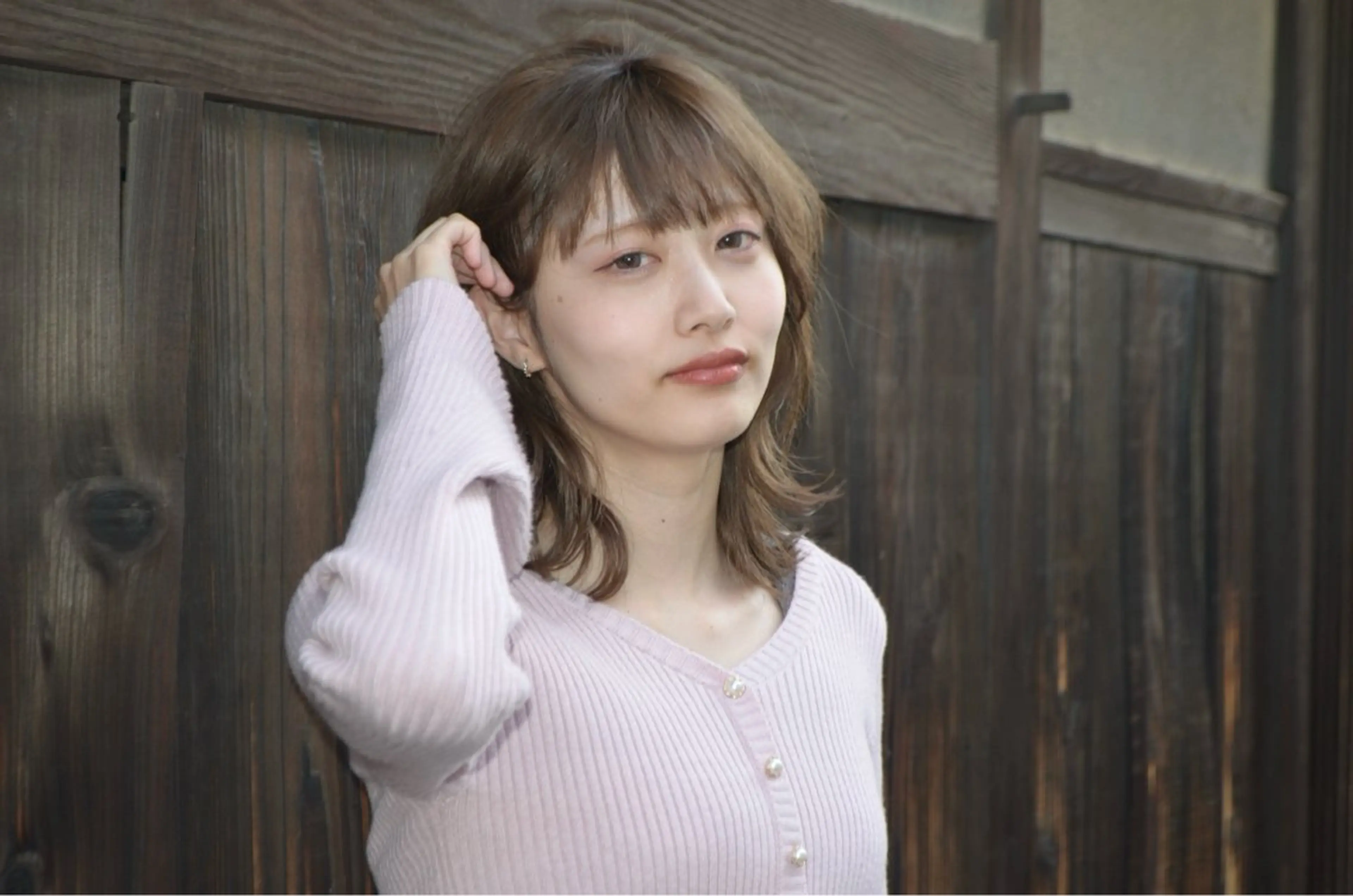 ミディアム カラー カット ヘアカラー 福西晃希 【艶髪・髪質改善】のヘアスタイル
