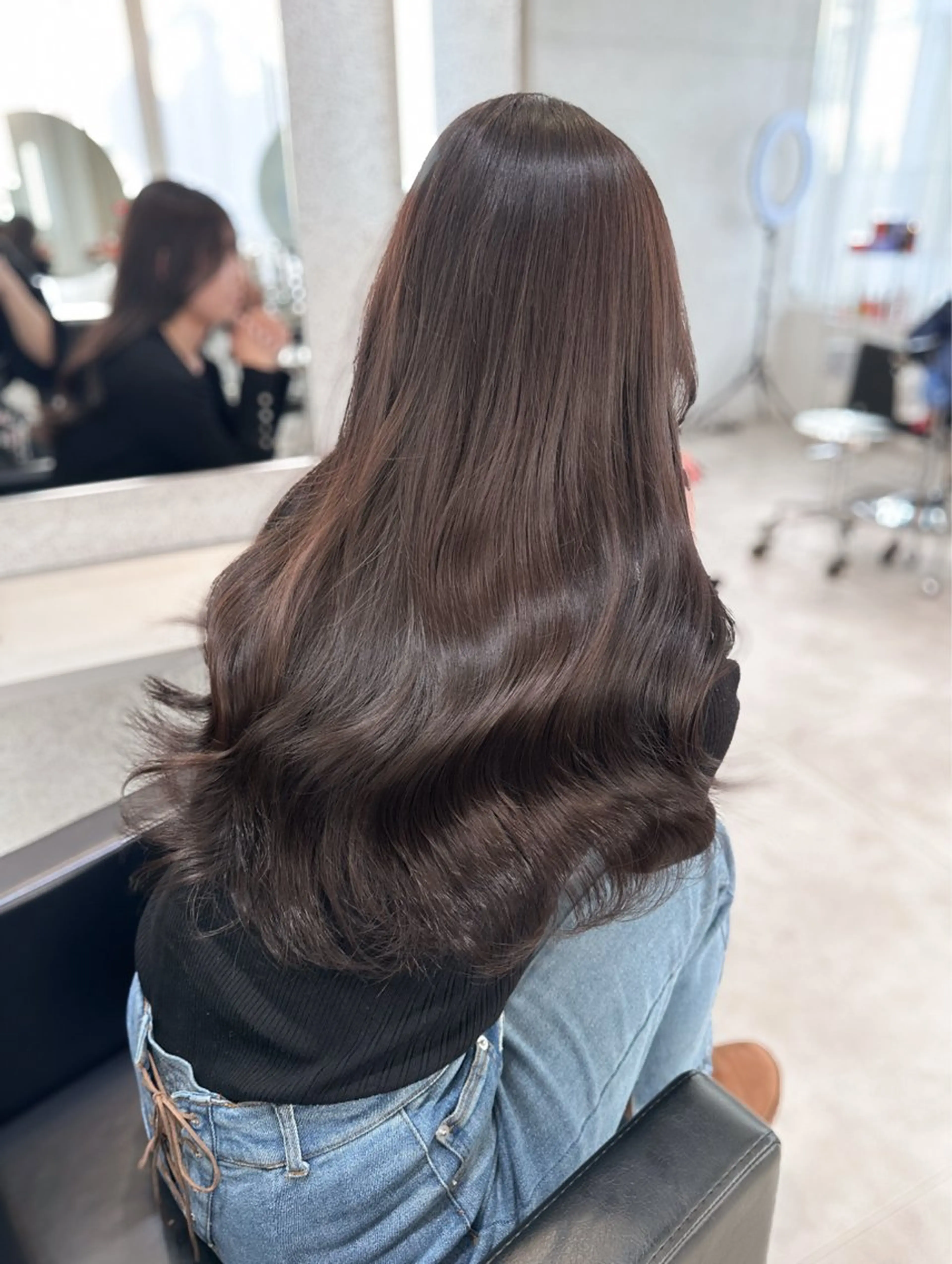 ロング 韓国ヘア/ワンホン ちひろのヘアスタイル