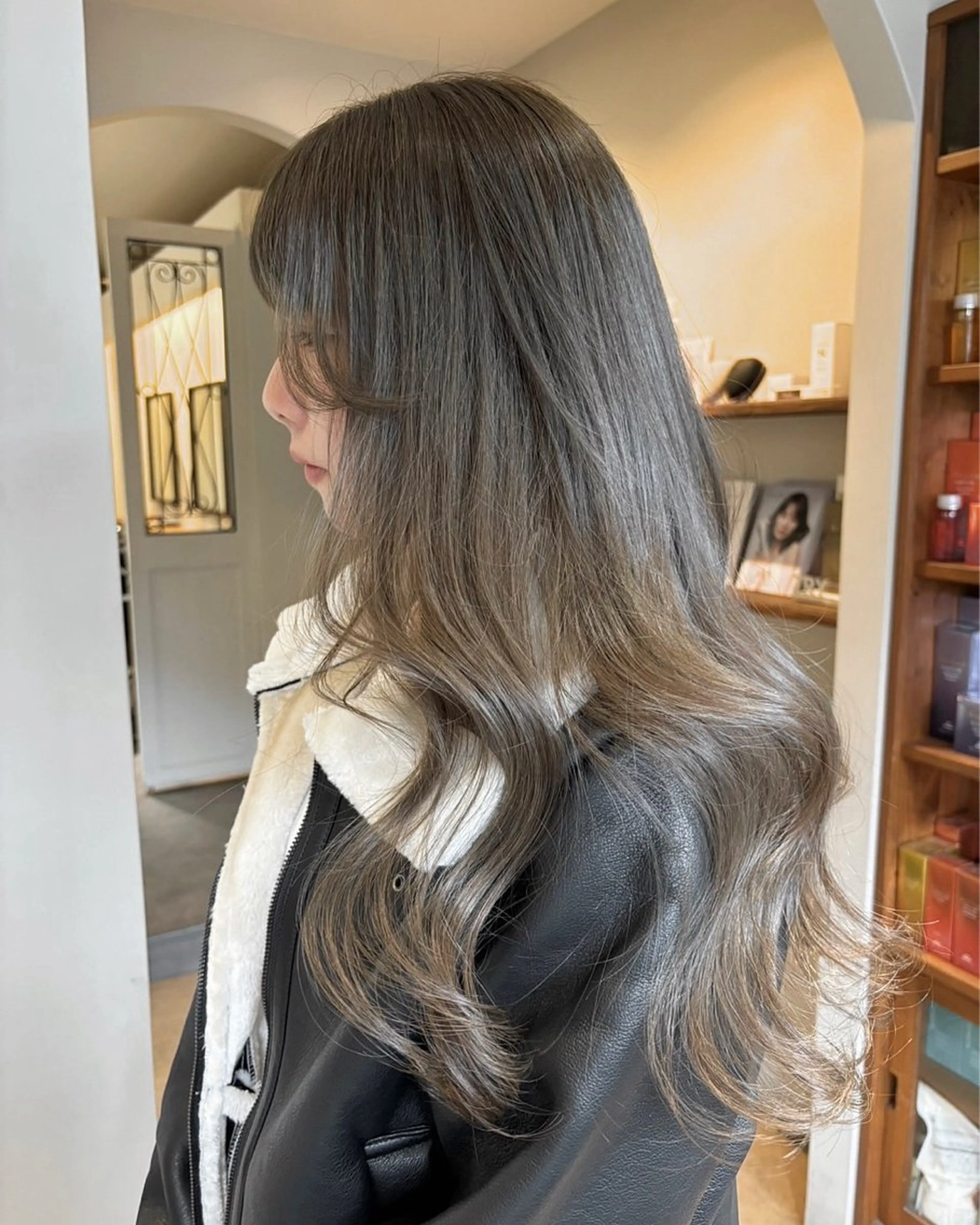 【minimo限定】ブリーチなしWカラー＋トリートメントの写真