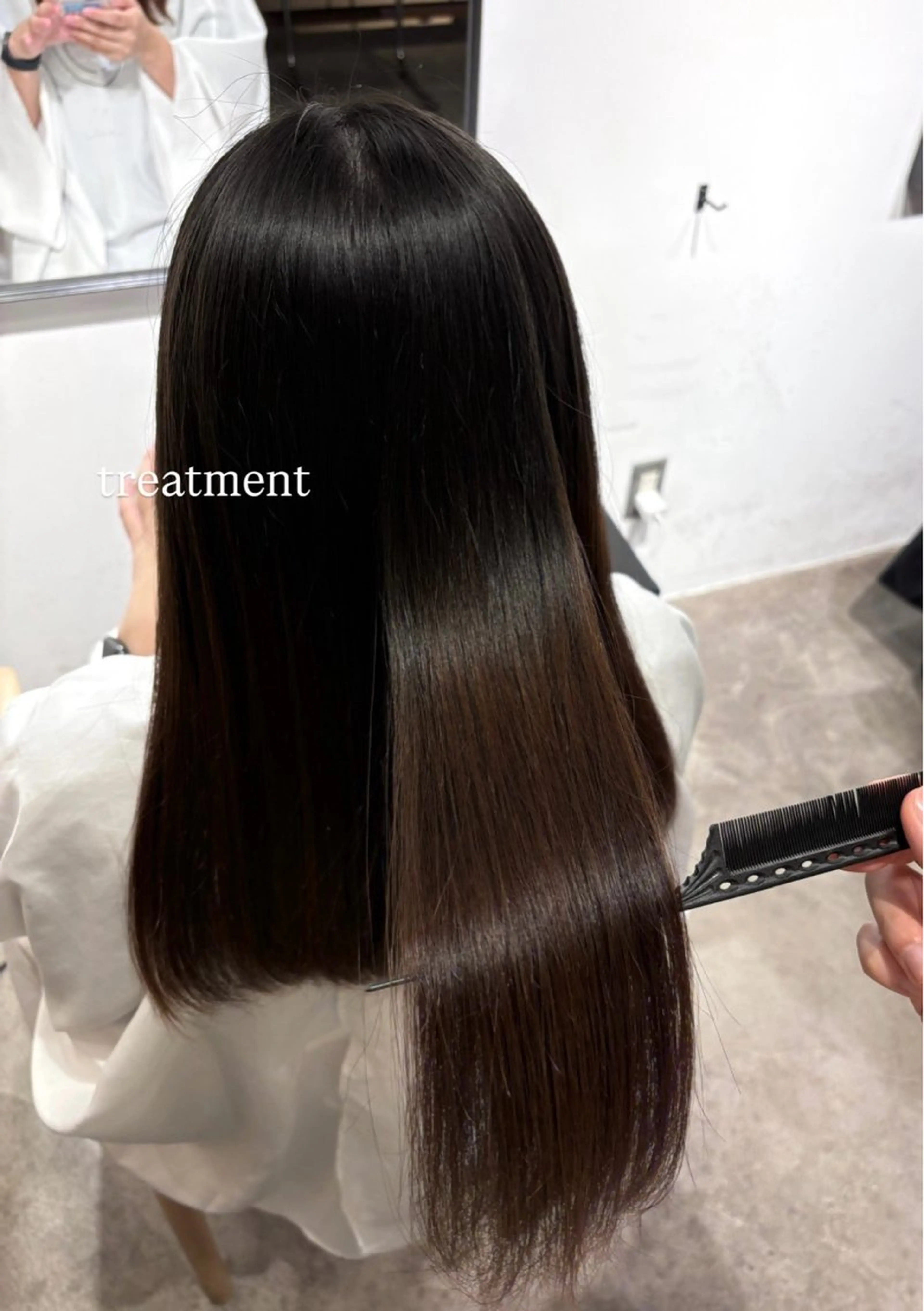 本確✨️髪質改善✨️Aujuaトリートメント《超音波アイロン》うねり/パサつき/広がり🫧(4~5step)の写真