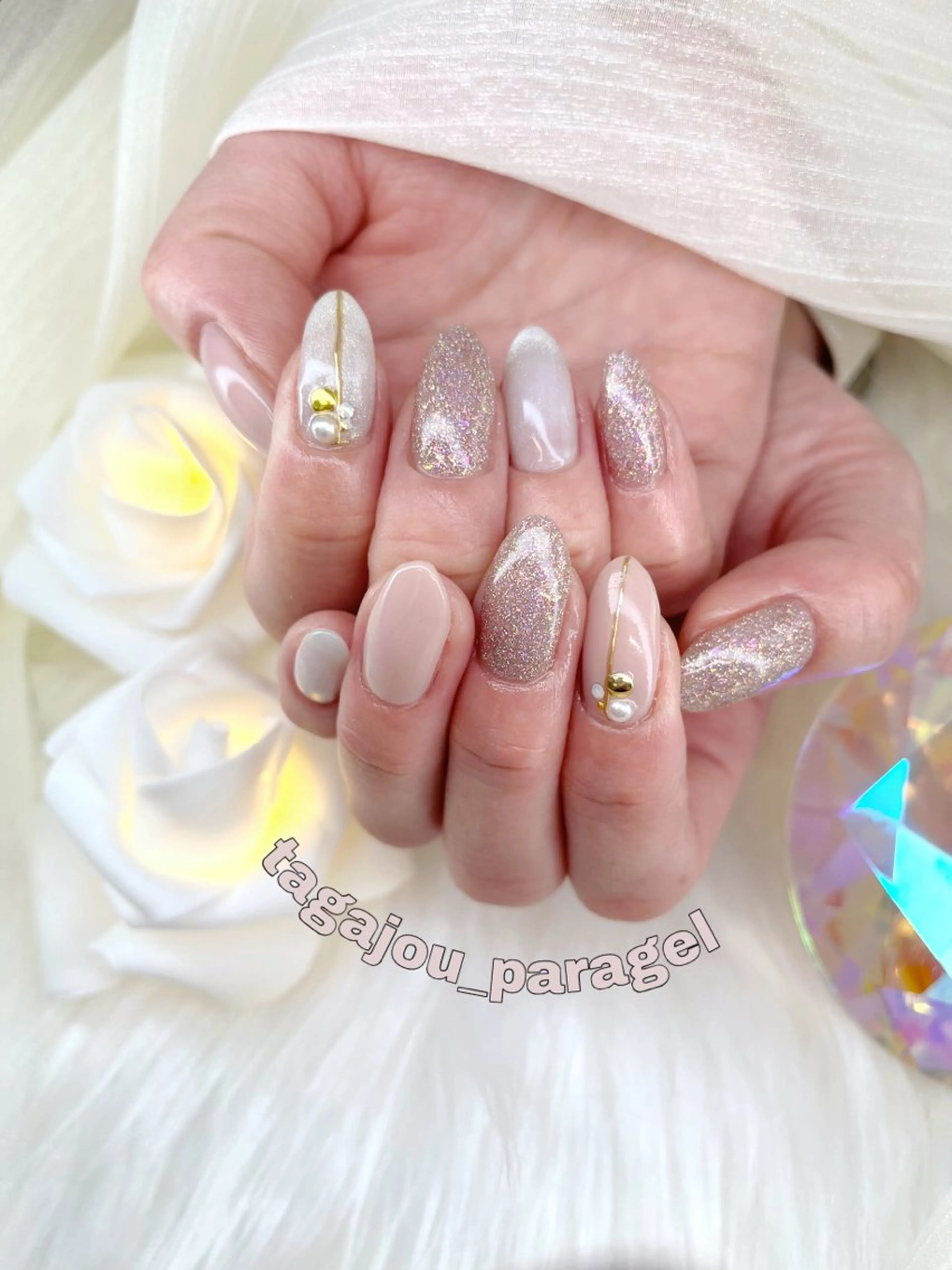 ネイル シンプルネイル 多賀城 パラジェルのネイルデザイン