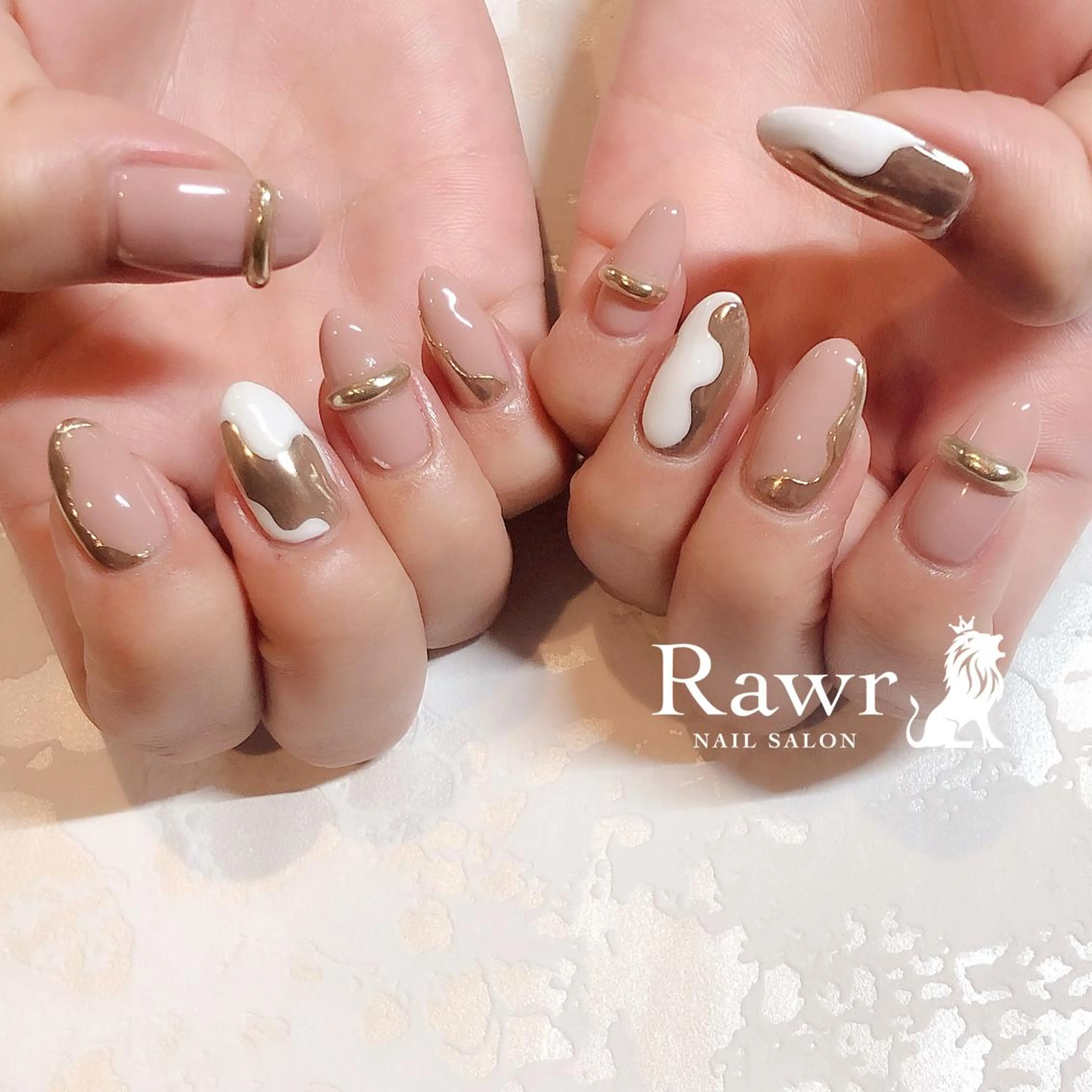 ネイル ハンドネイル Rawr / saoriのネイルデザイン