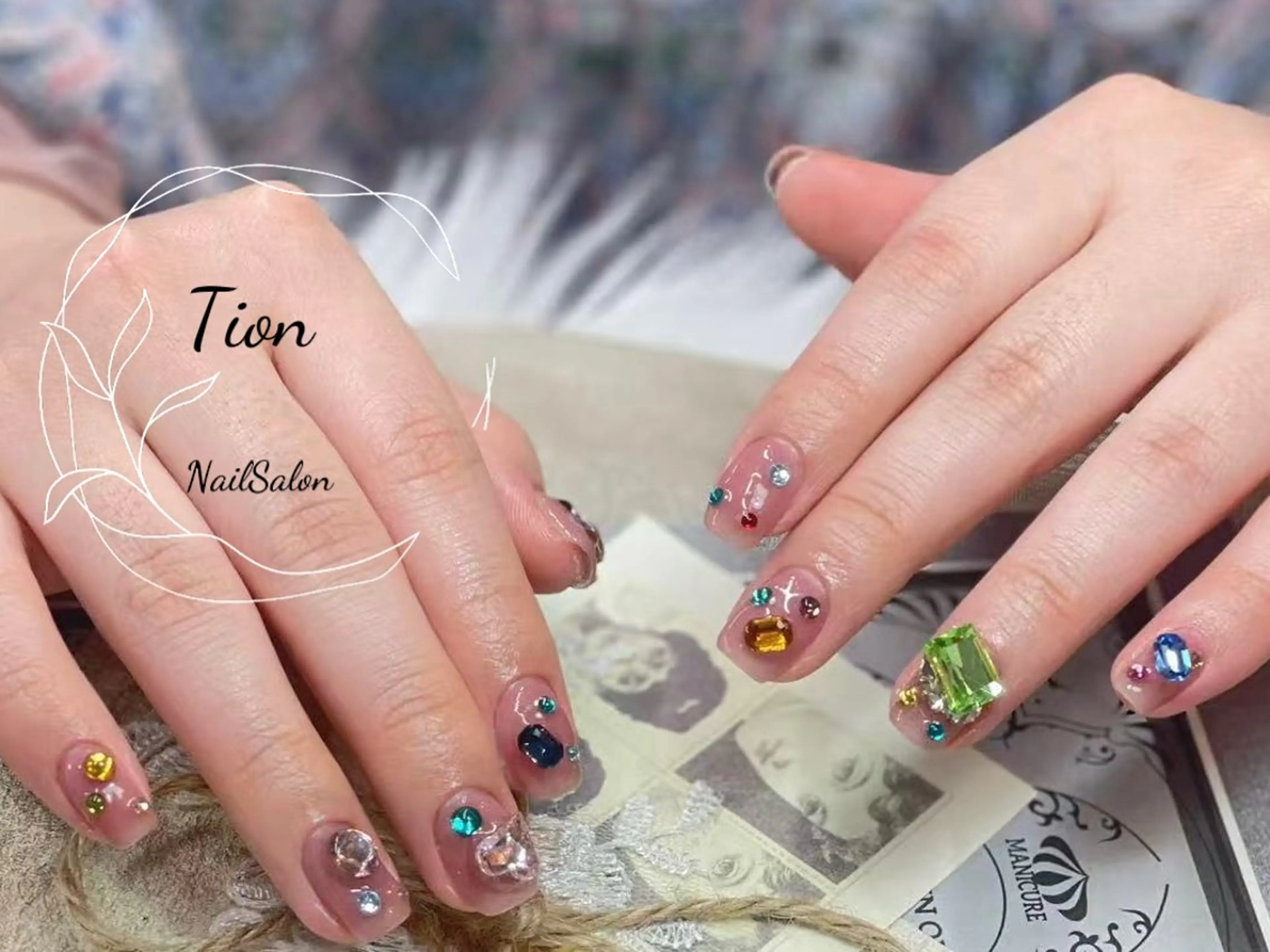 ネイル チークネイル 長さ出し フットネイル フレンチネイル ジェルネイル Nailsalon Tion武蔵小杉店のネイルデザイン