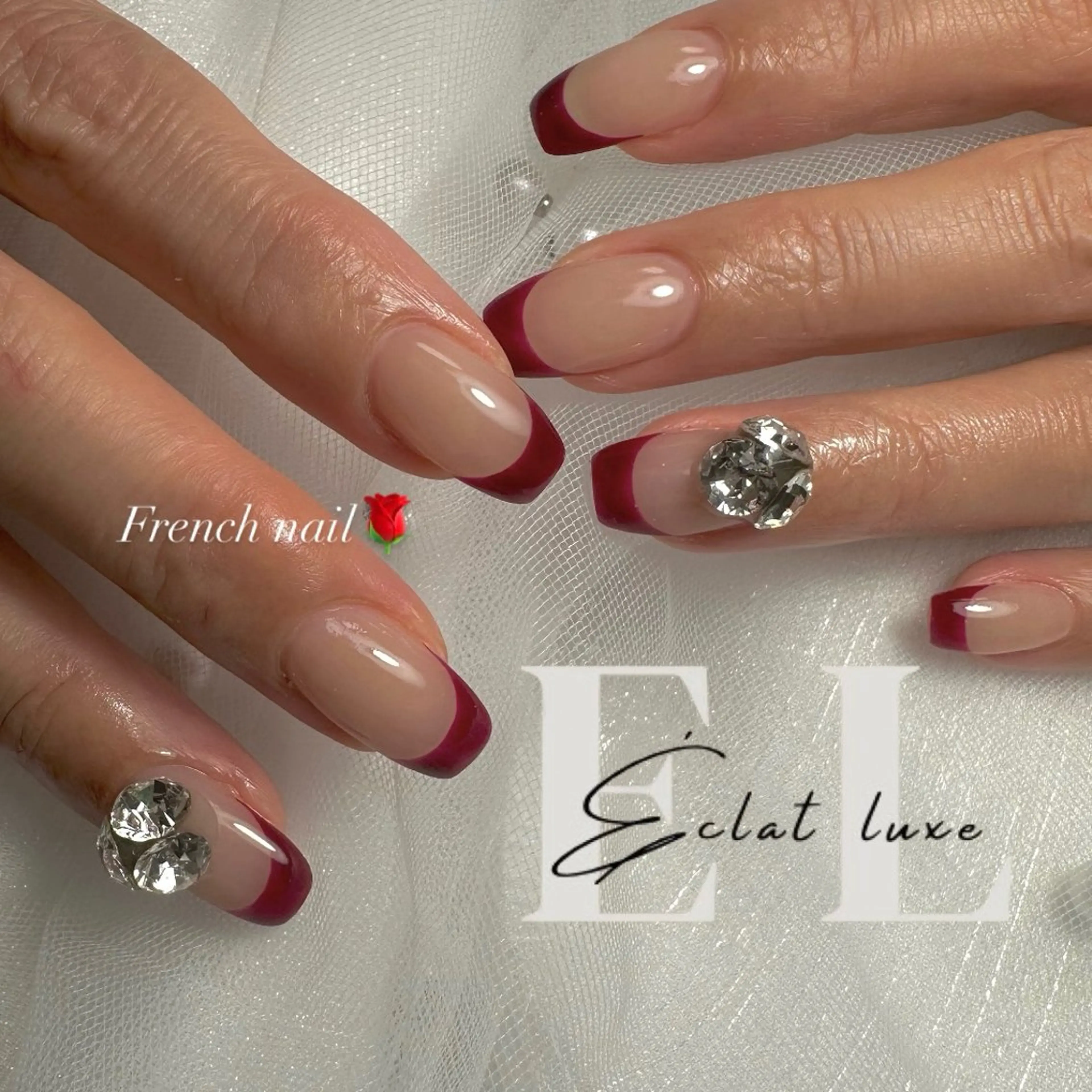 ネイル 韓国ネイル マグネットネイル ニュアンスネイル オフィスネイル ワンホンネイル 倉石 百恵のネイルデザイン