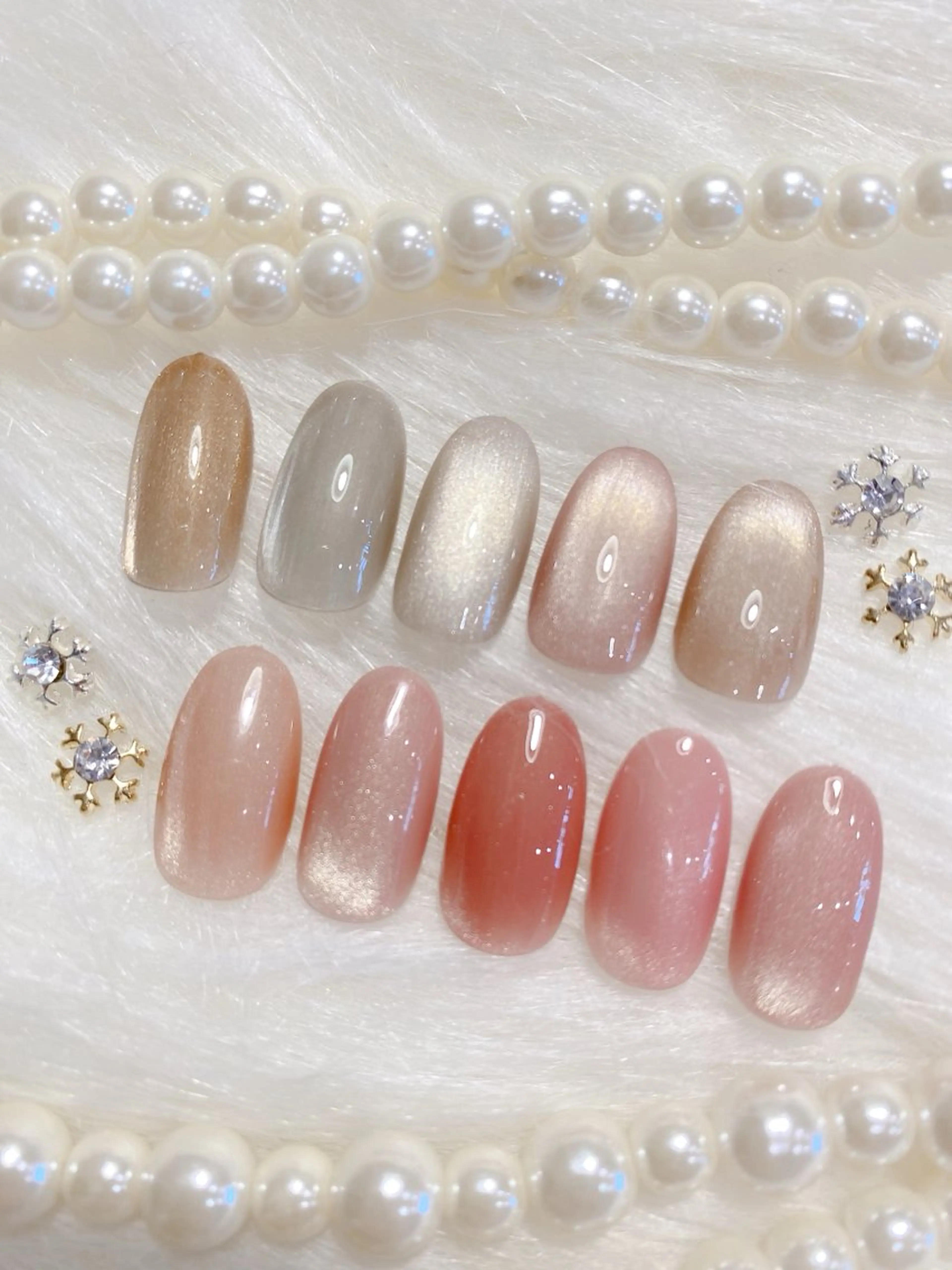 ネイル マグネットネイル ハンドネイル フットネイル 福岡⭐︎春吉 tiara nailのネイルデザイン