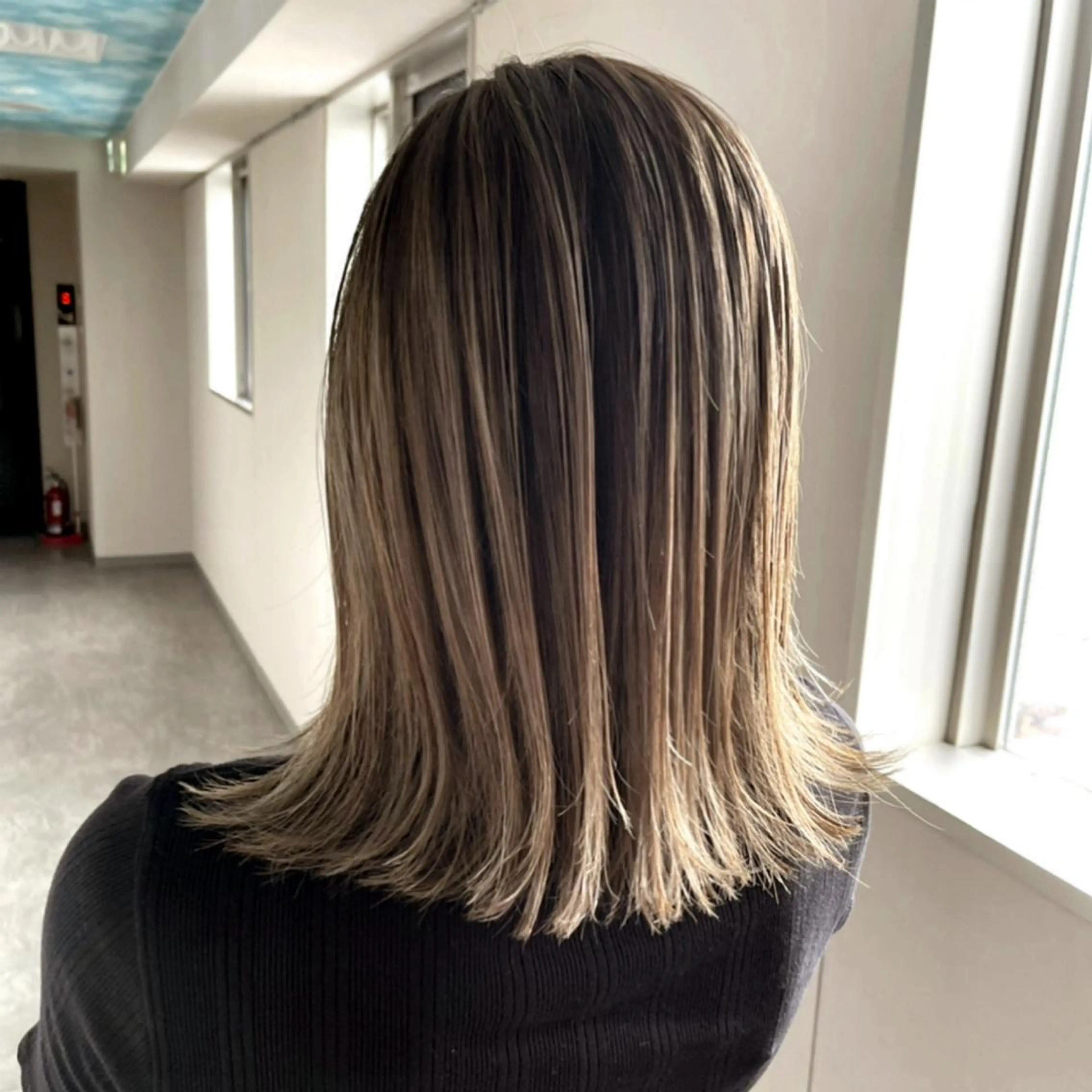 ミディアム カラー グラデーションカラー ハイトーンカラー カット ヘアカラー トリートメント 松井那津子 /ハイライトブリーチのヘアスタイル