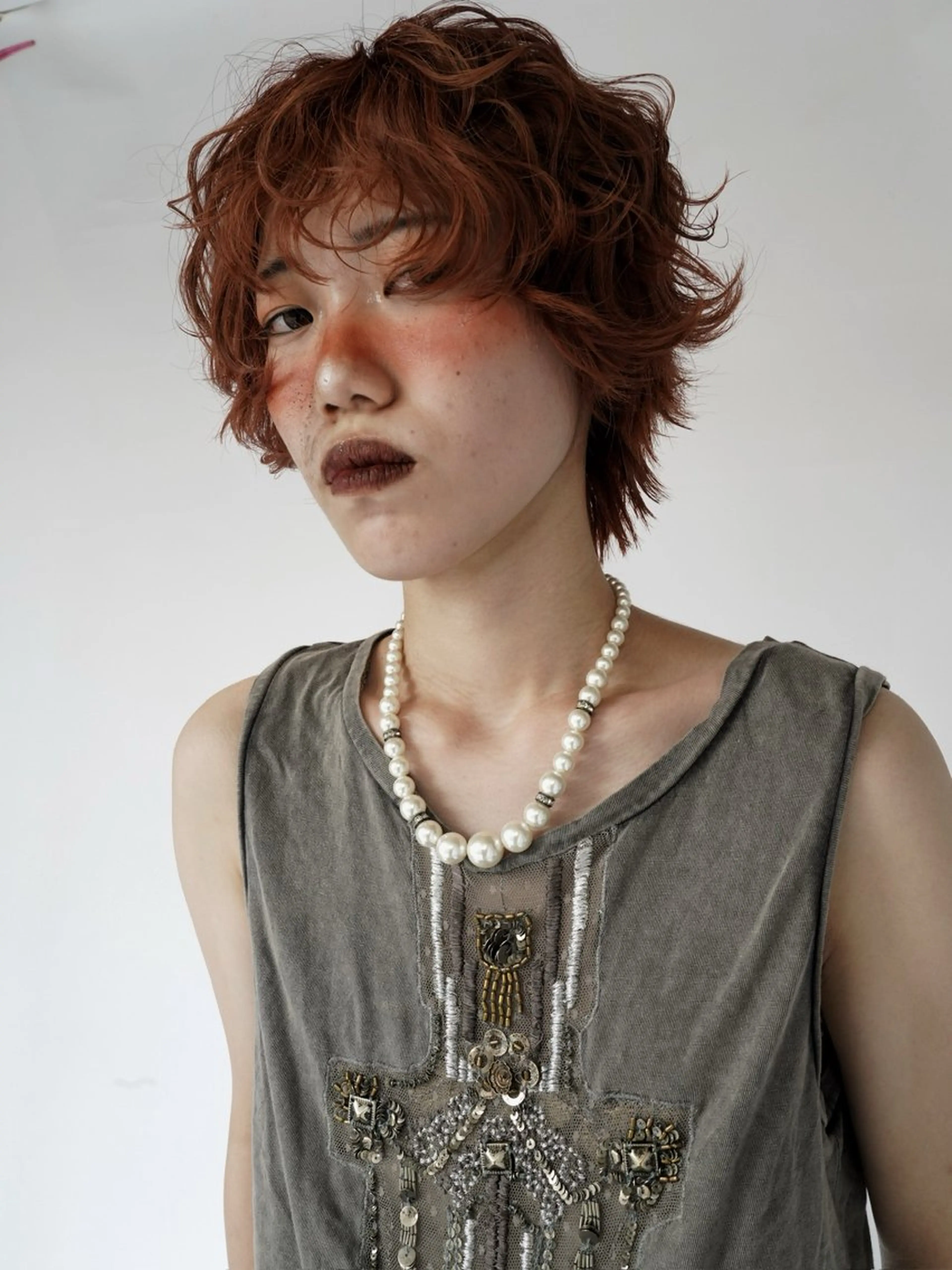 ショート mirai/レイヤー ボブ/デザインのヘアスタイル