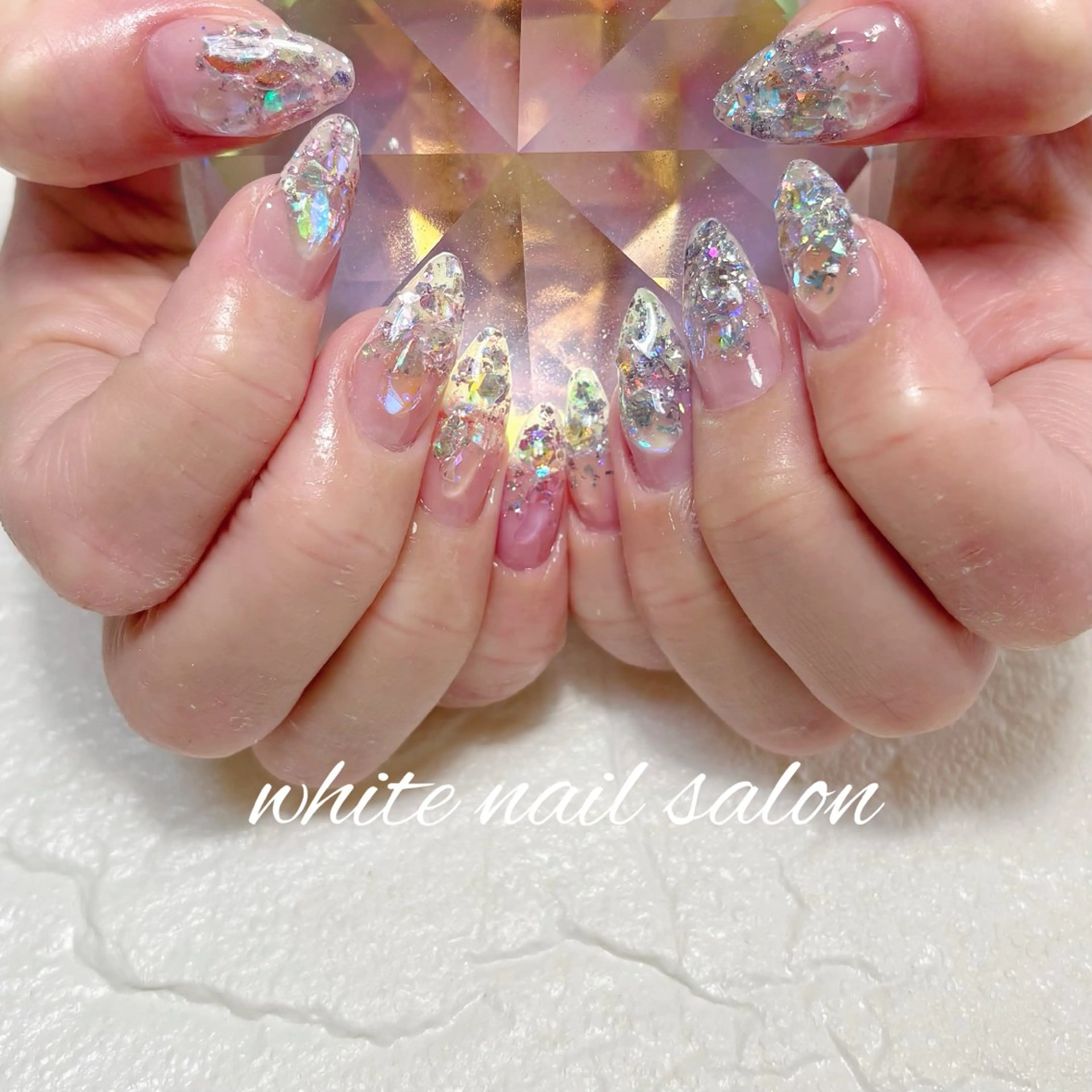 ネイル フットネイル ハンドネイル white nail salonのネイルデザイン