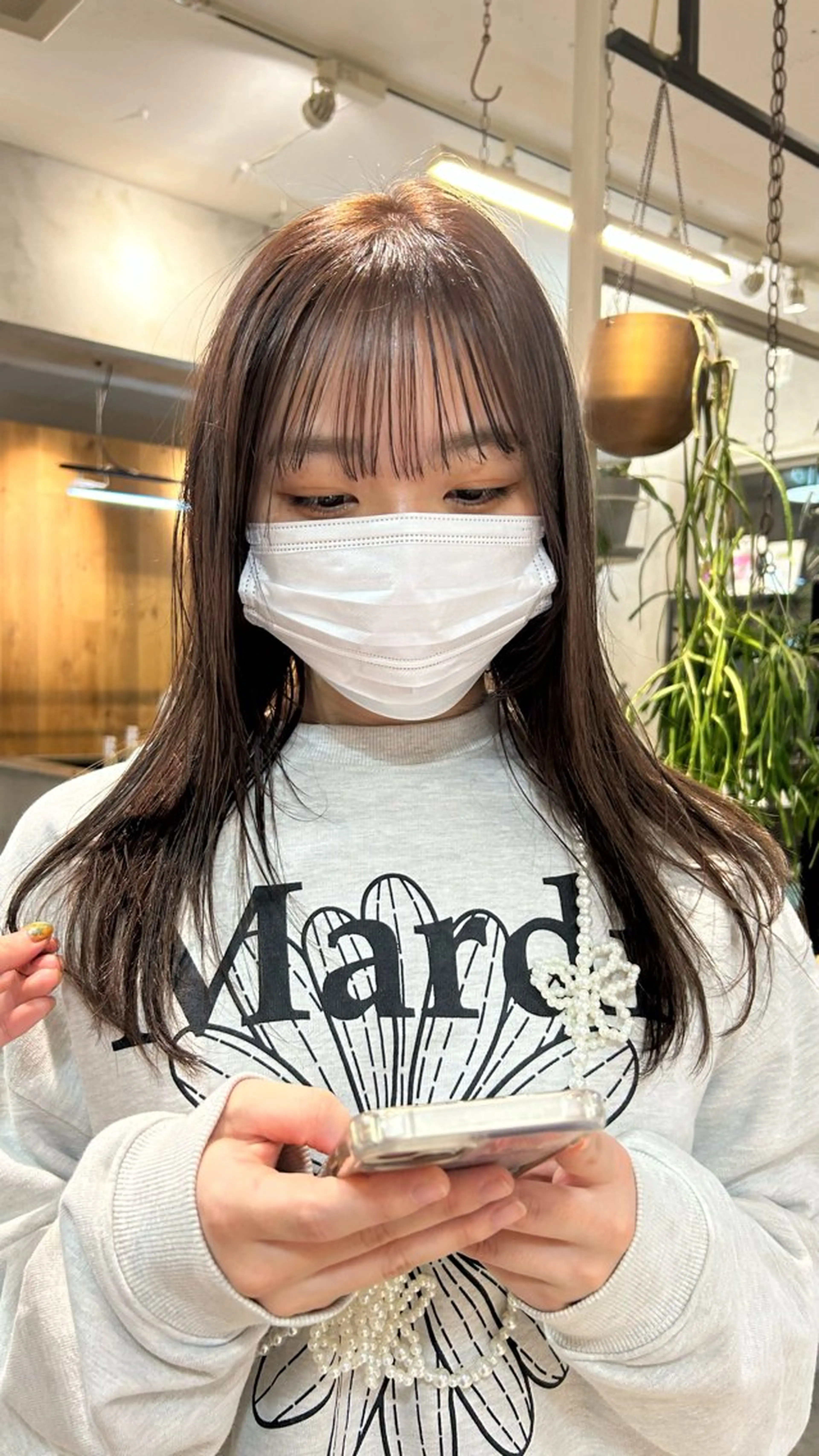 ミディアム カラー カット ヘアカラー じゅわっと暖色カラー 🍊Moemiのヘアスタイル