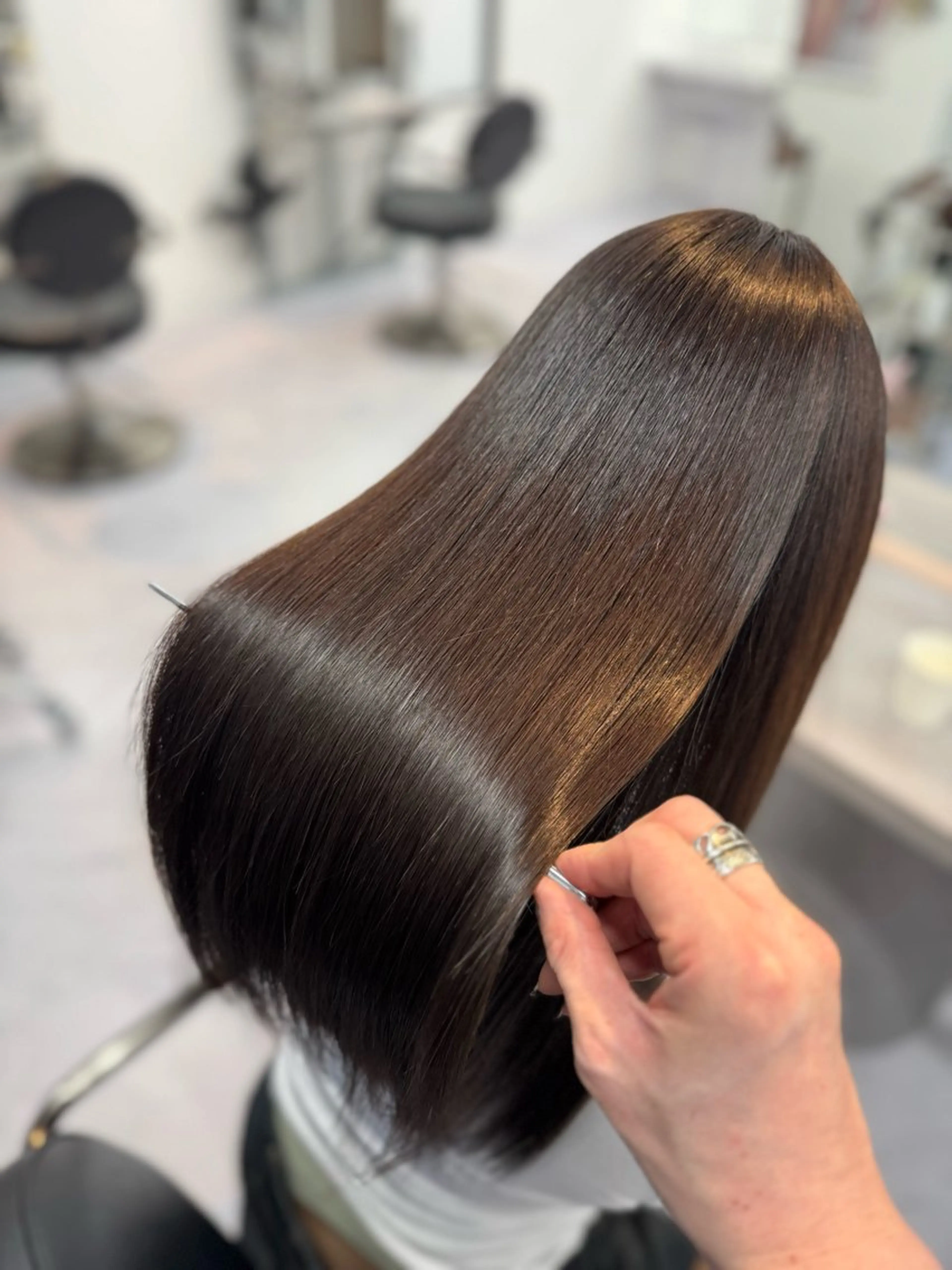 ロング 野口聖矢/縮毛矯正 髪質改善/ViVIEのヘアスタイル