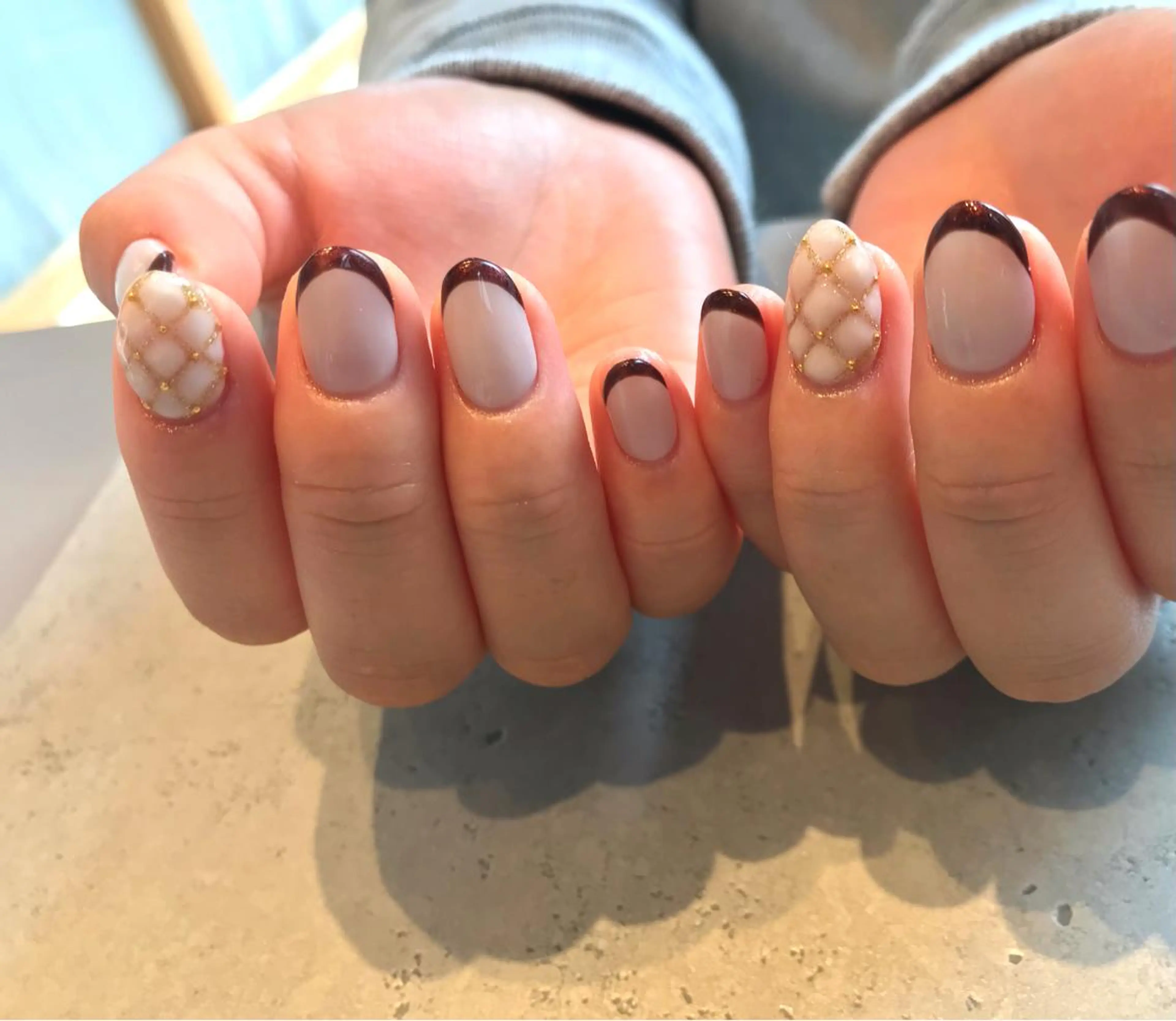 ネイル フレンチネイル ワンカラーネイル ハンドネイル Baden Nail ﾊﾞ-ﾃﾞﾝ ﾈｲﾙのネイルデザイン