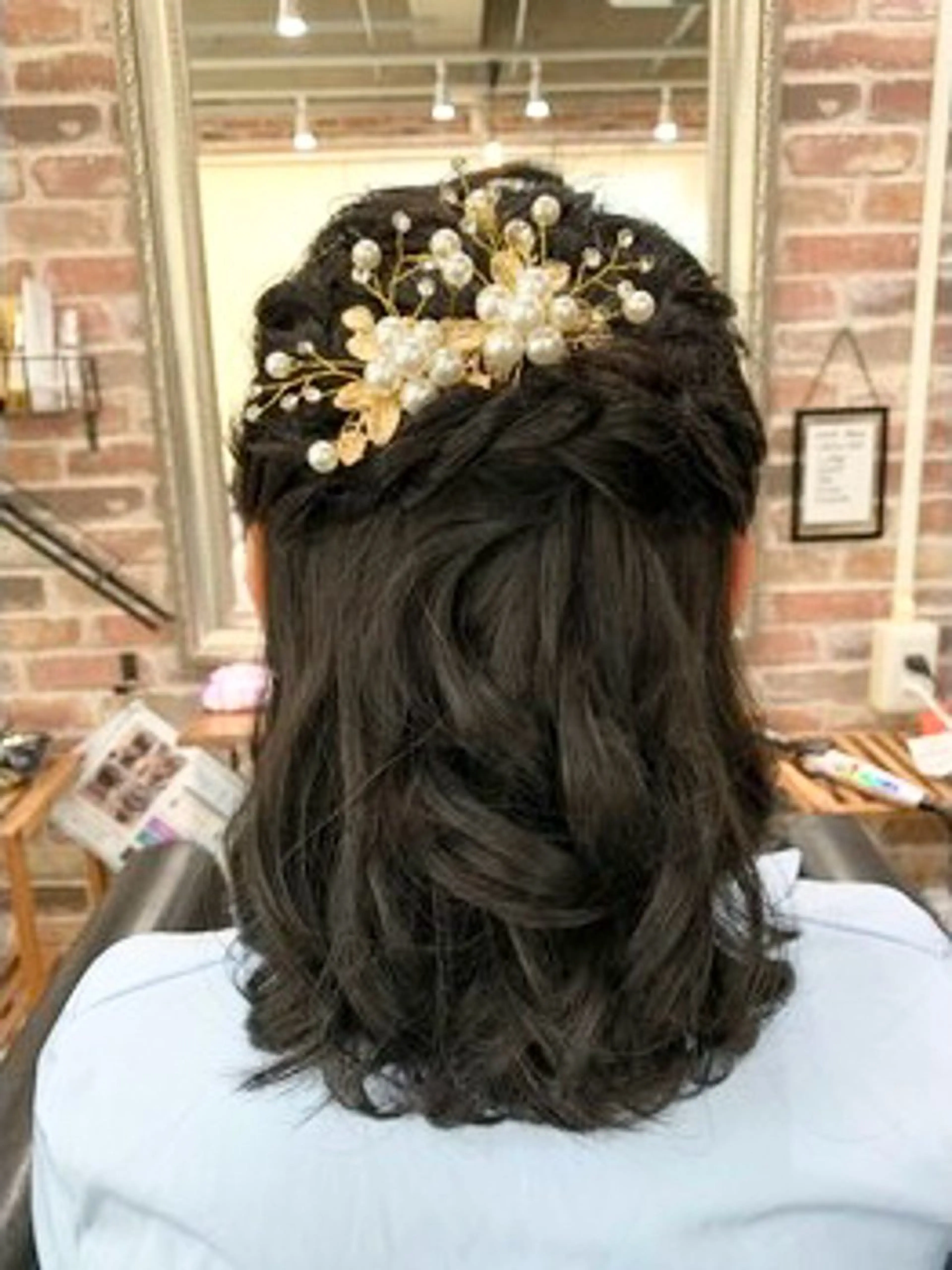 セミロング ヘアセット 三 浦のヘアスタイル