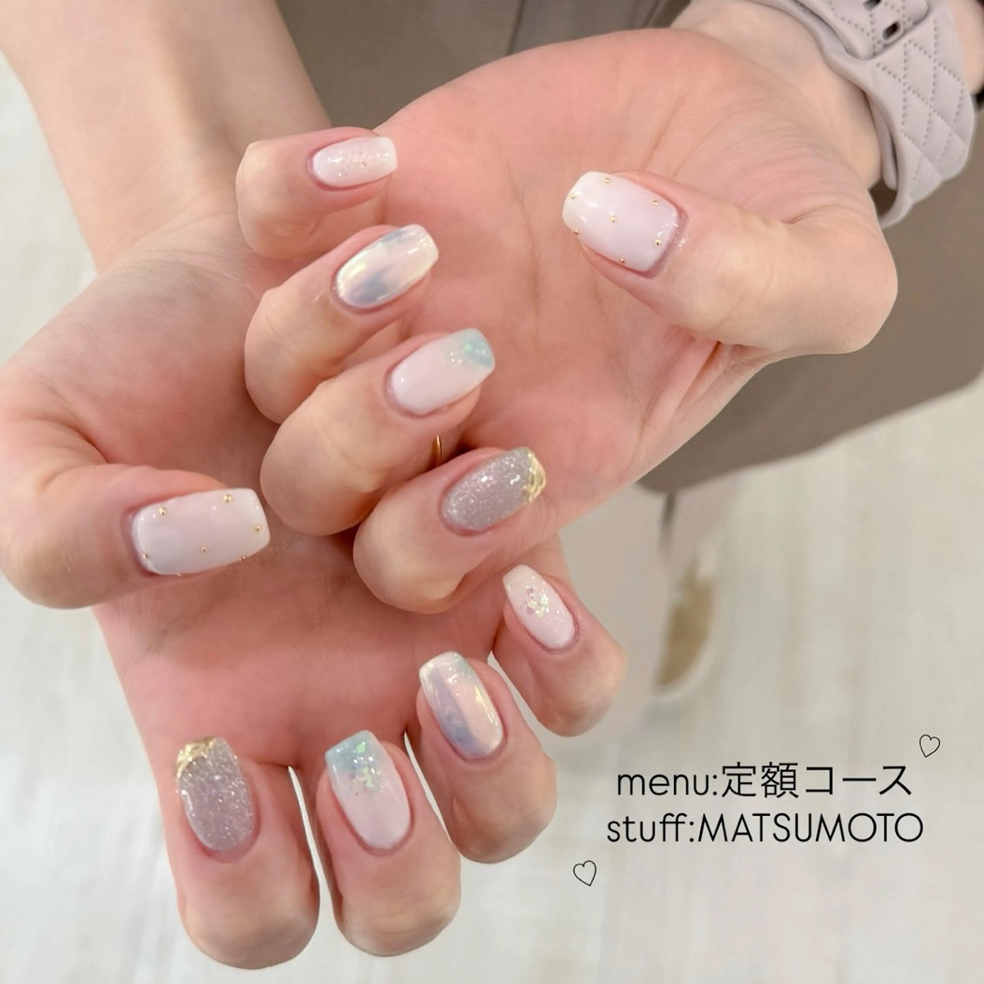 ネイル Bianca葛西 Hinano🩶のネイルデザイン