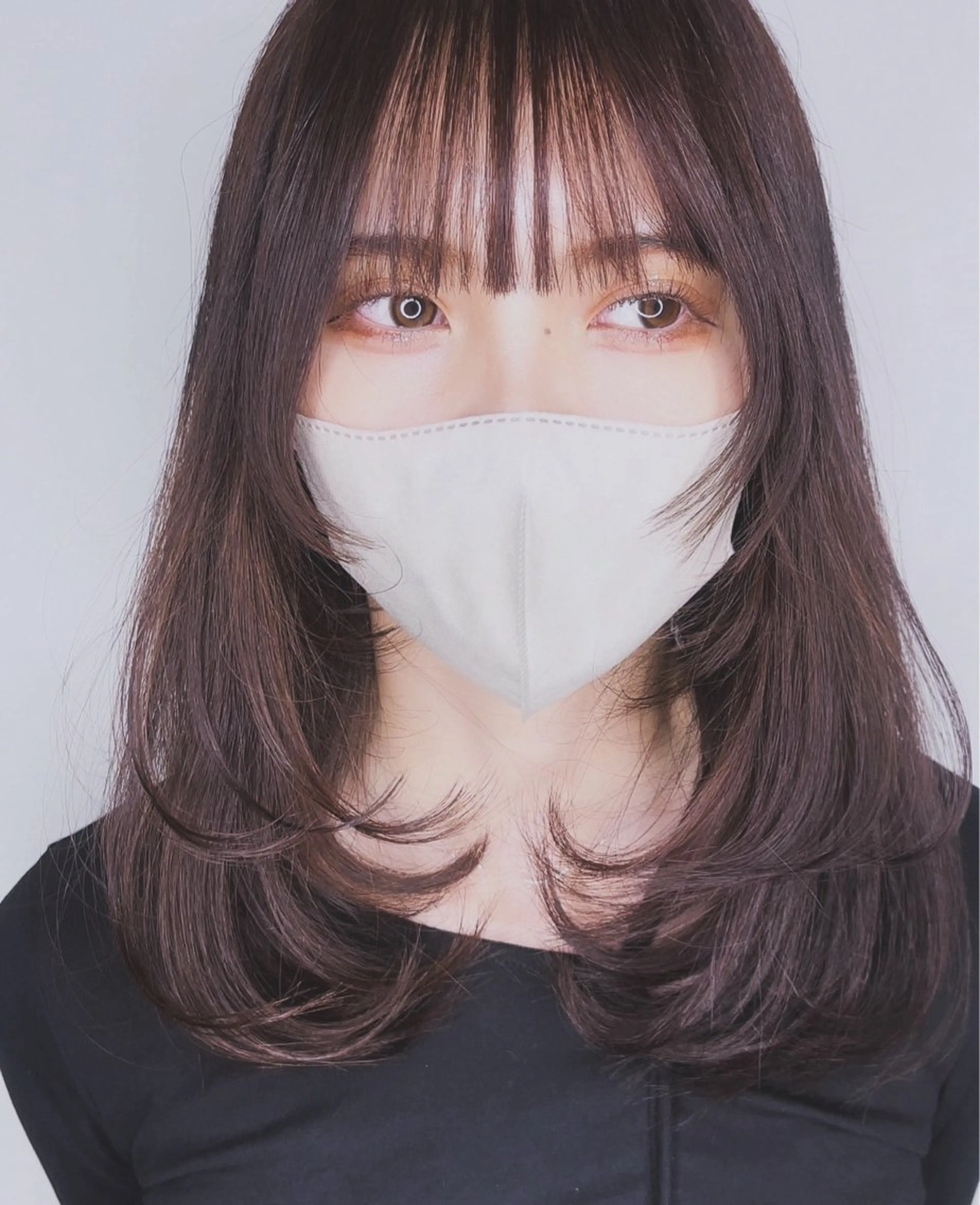 ロング カット ヘアカラー トリートメント 剣持友希/ifh iizuka/高崎のヘアスタイル