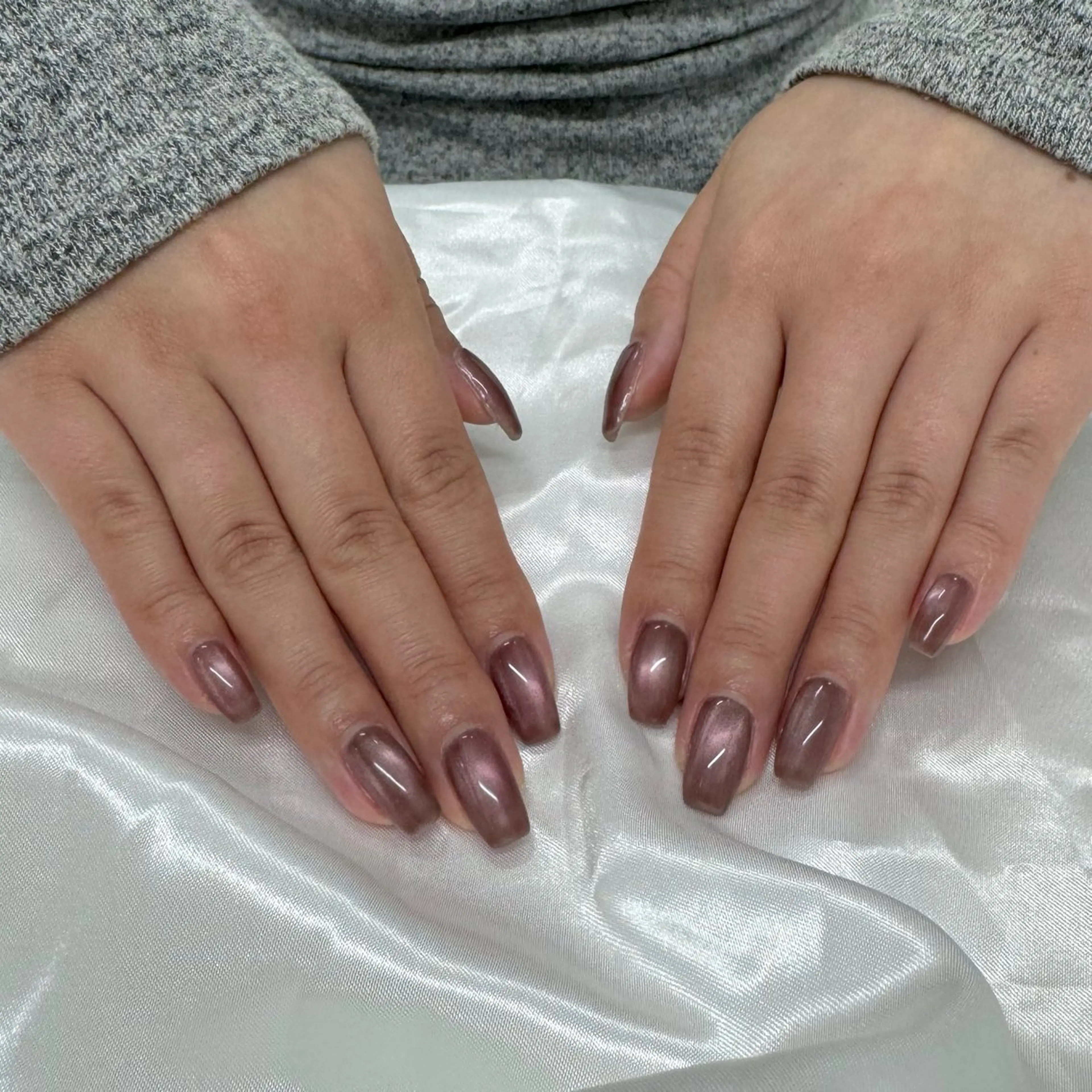 ネイル マグネットネイル ハンドネイル areum nailのネイルデザイン